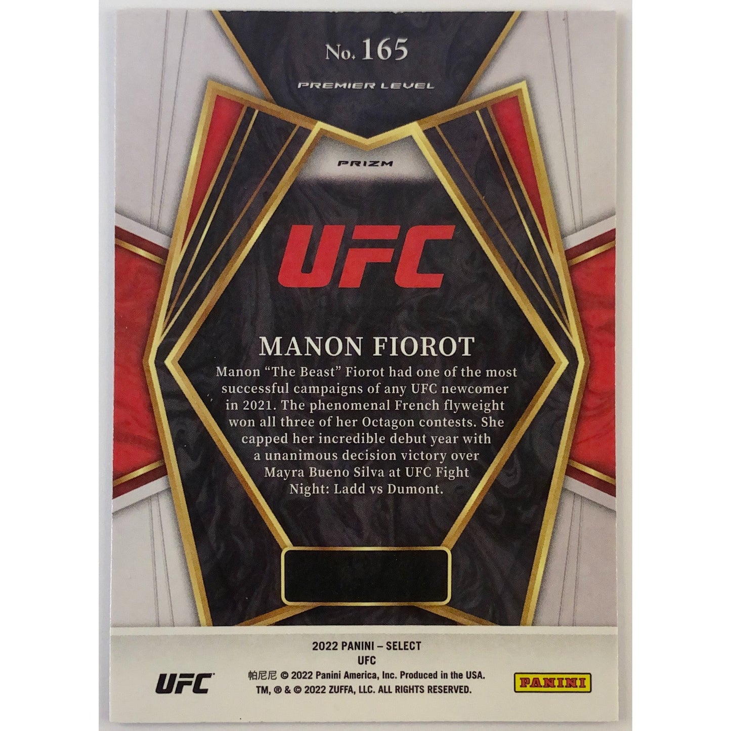 2022 Select Manon Fiorot Silver Holo Prizm RC | Local Legends Cards & Collectibles