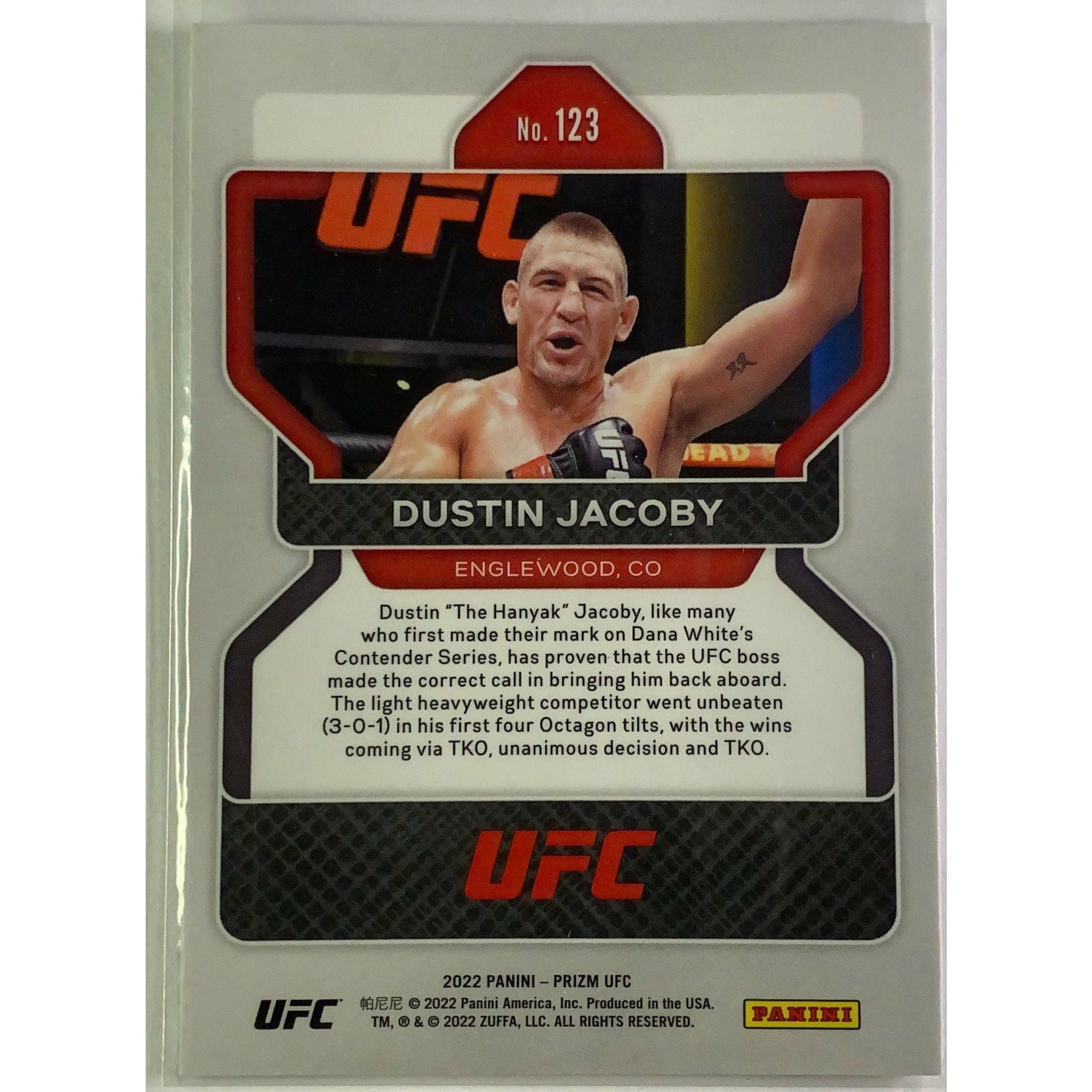 2022 Panini Prizm Dustin Jacoby RC | Local Legends Cards & Collectibles