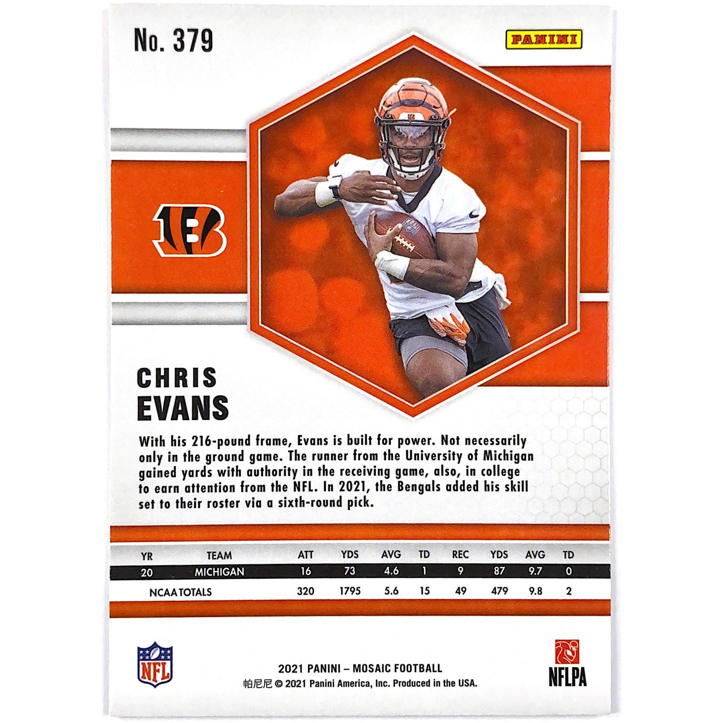 2021 Mosaic Chris Evans RC | Local Legends Cards & Collectibles
