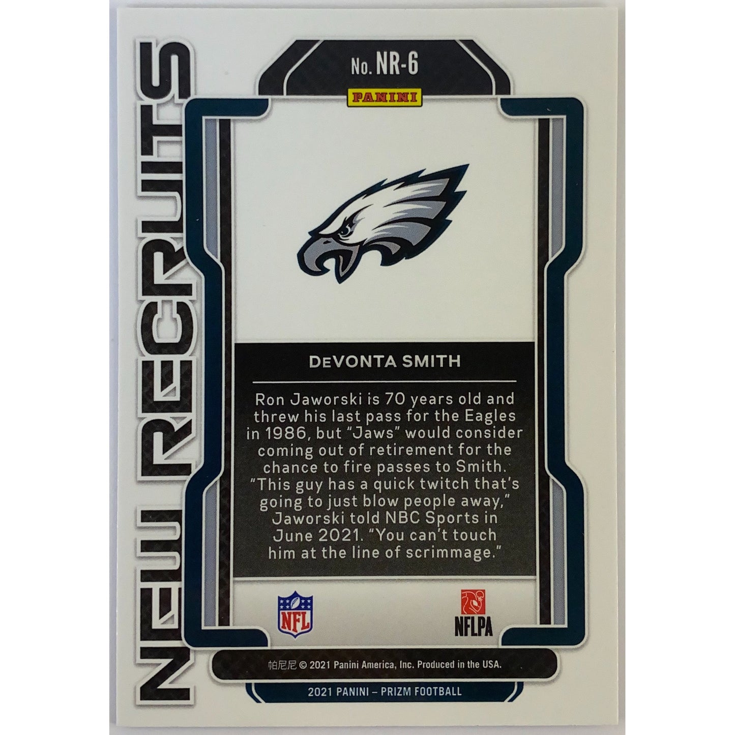 2021 Panini Prizm Devonta Smith New Recruits RC | Local Legends Cards & Collectibles