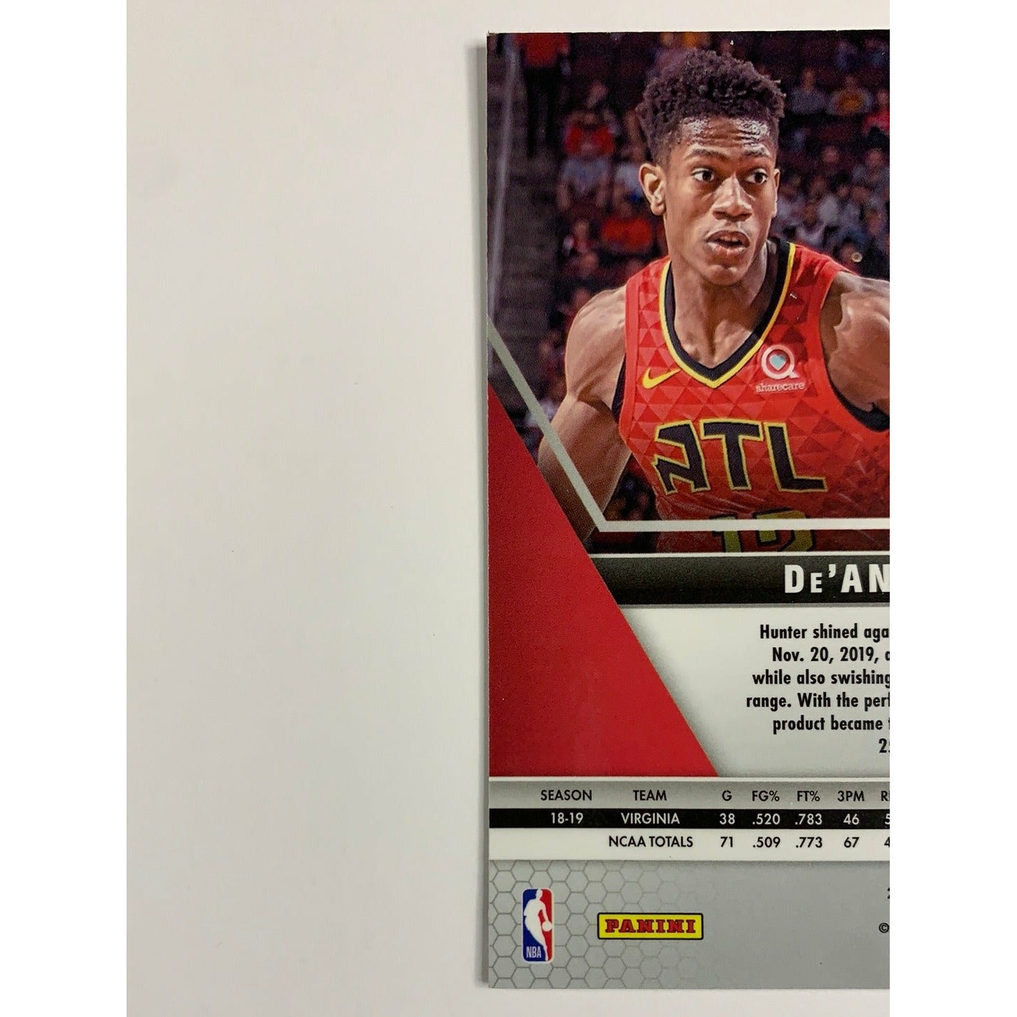 2019-20 Mosaic De’Andre Hunter Rookie Card | Local Legends Cards & Collectibles