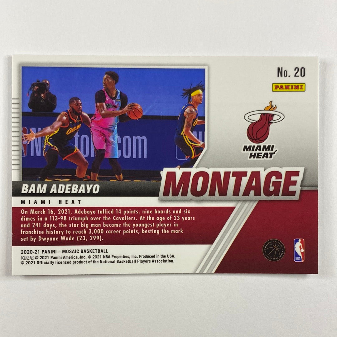 2020-21 Mosaic Bam Adebayo Montage | Local Legends Cards & Collectibles