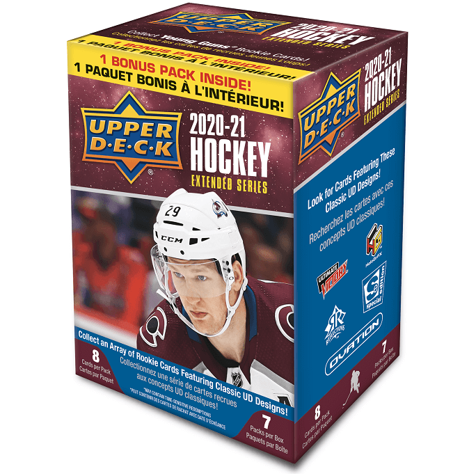 2020-21 Upper Deck NHL Hockey Extended Series Blaster Box | Local Legends Cards & Collectibles