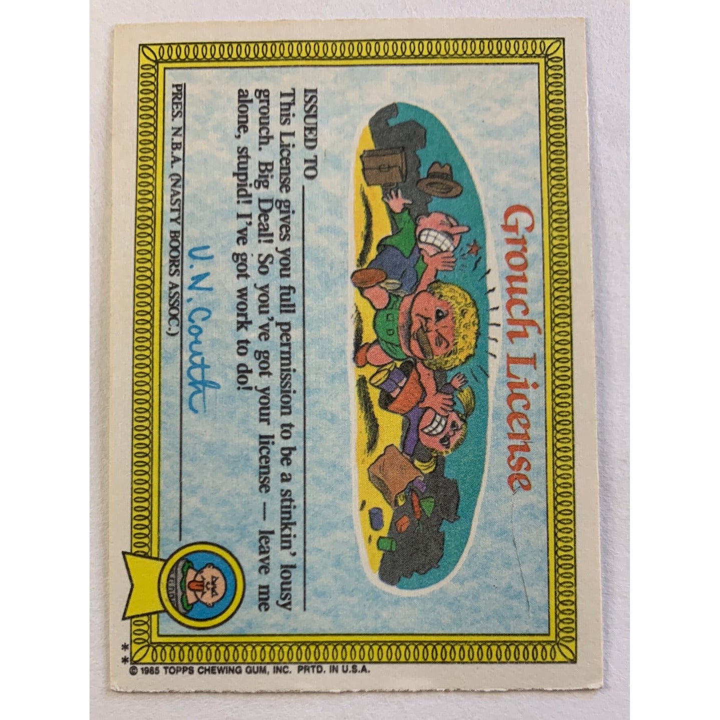 1985 Topps Garbage Pail Kids Mauled Paul Die Cut | Local Legends Cards & Collectibles