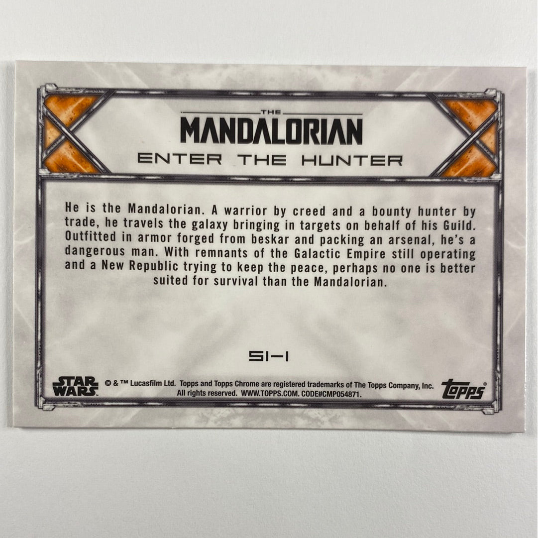 Topps Chrome The Mandalorian Enter the Hunter Refractor | Local Legends Cards & Collectibles