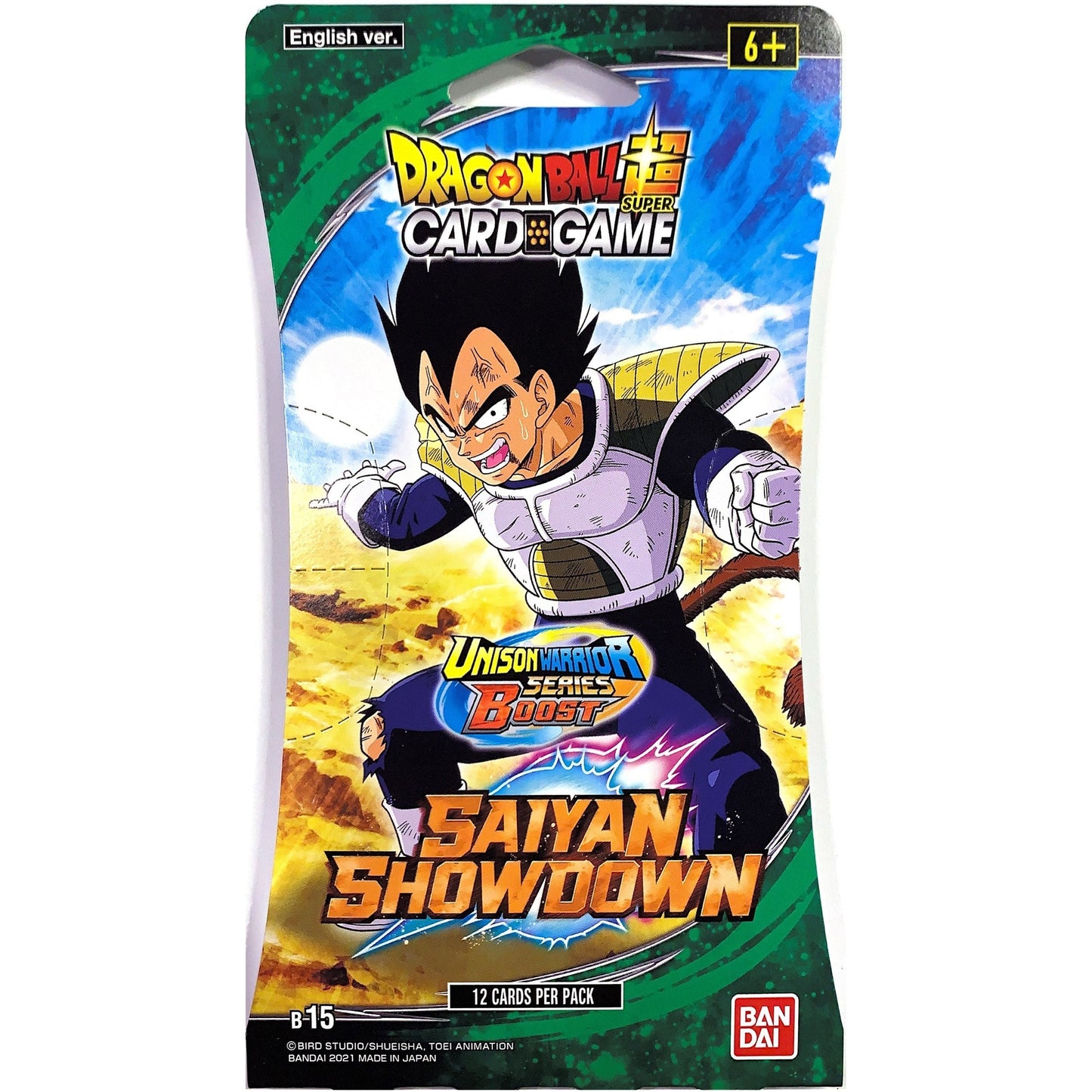 Dragon Ball Super Saiyan Showdown Unison Warrior Series Sleeved Booster Pack (B15) | Local Legends Cards & Collectibles