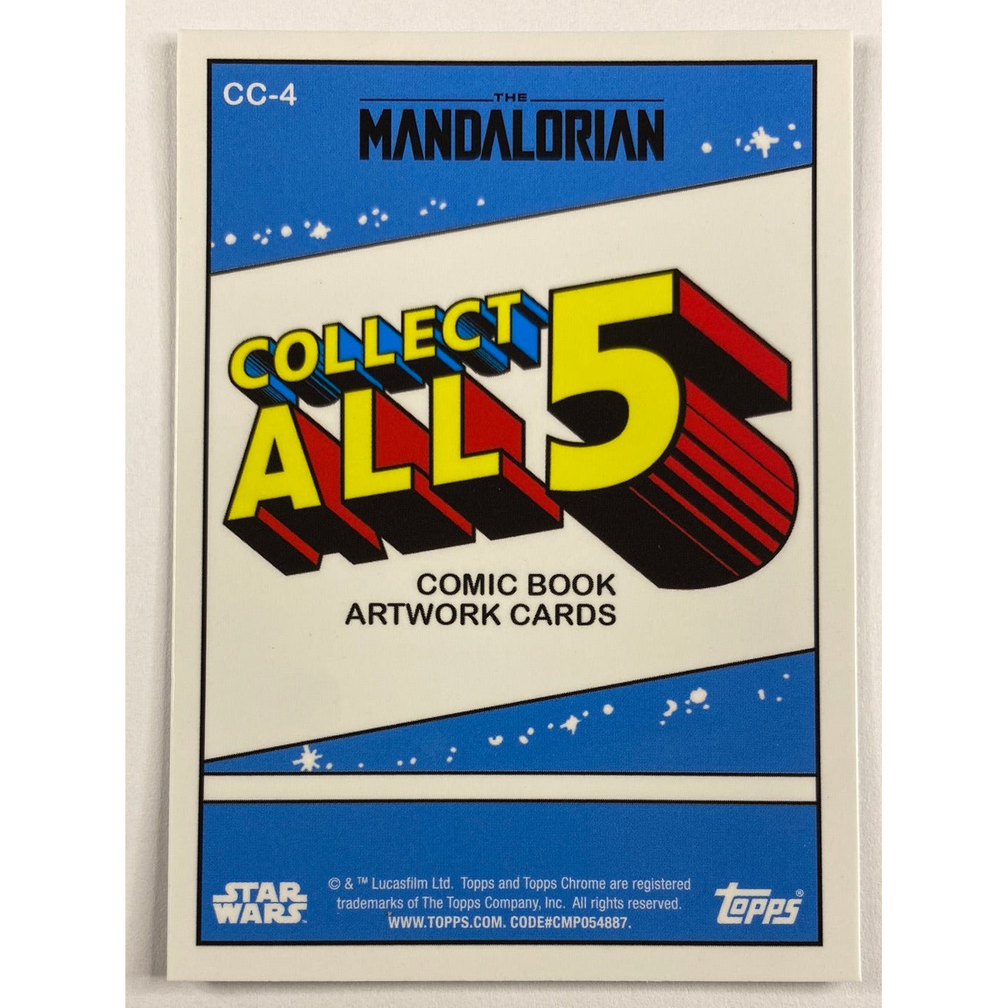 Topps Chrome The Mandalorian Jedi Ahsoka Tano Comic Book Artwork Refractor | Local Legends Cards & Collectibles