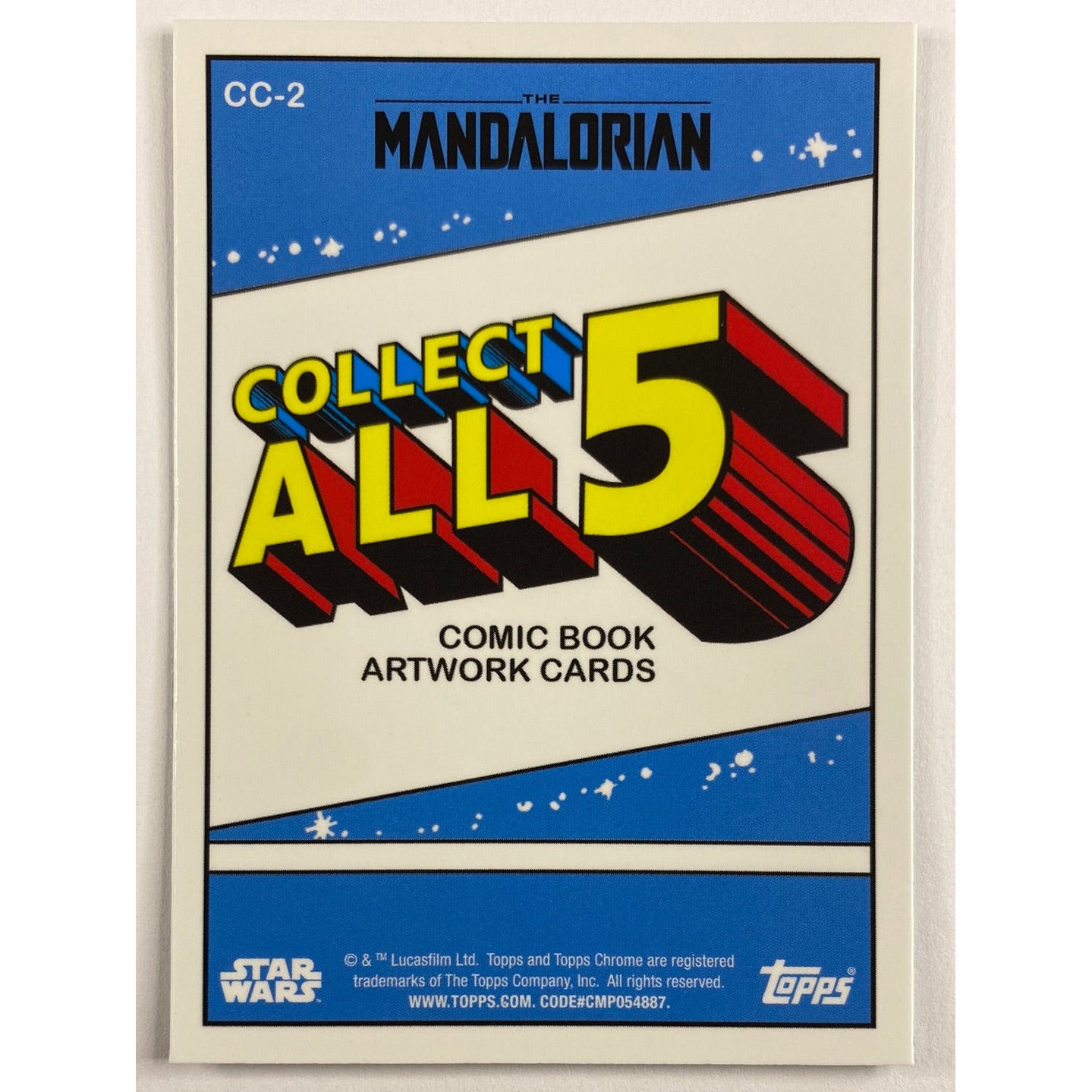 Topps Chrome The Mandalorian Dont Worry, We’ve Got This Comic Book Artwork Refractor | Local Legends Cards & Collectibles