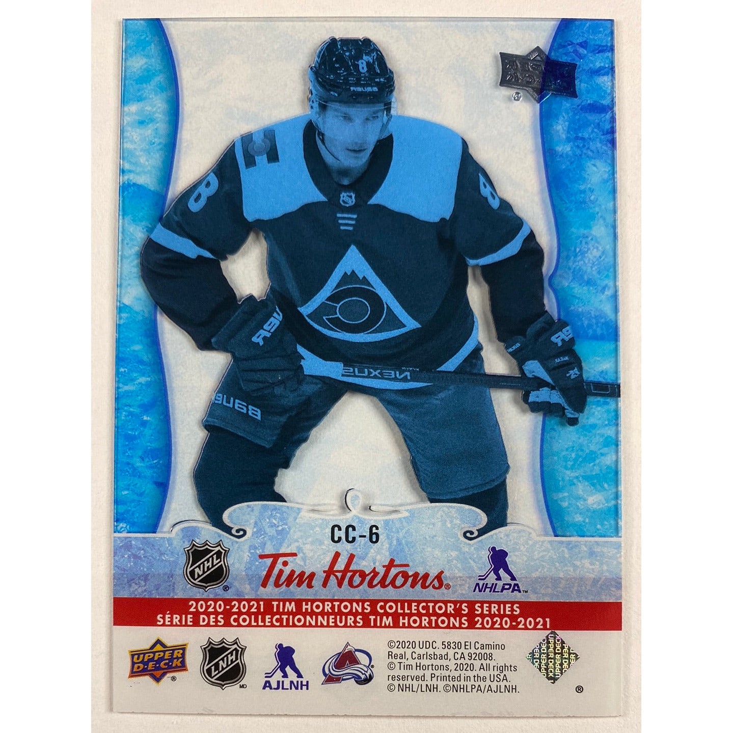 2020-21 Tim Hortons Cale Makar Clear Cut Phenoms | Local Legends Cards & Collectibles
