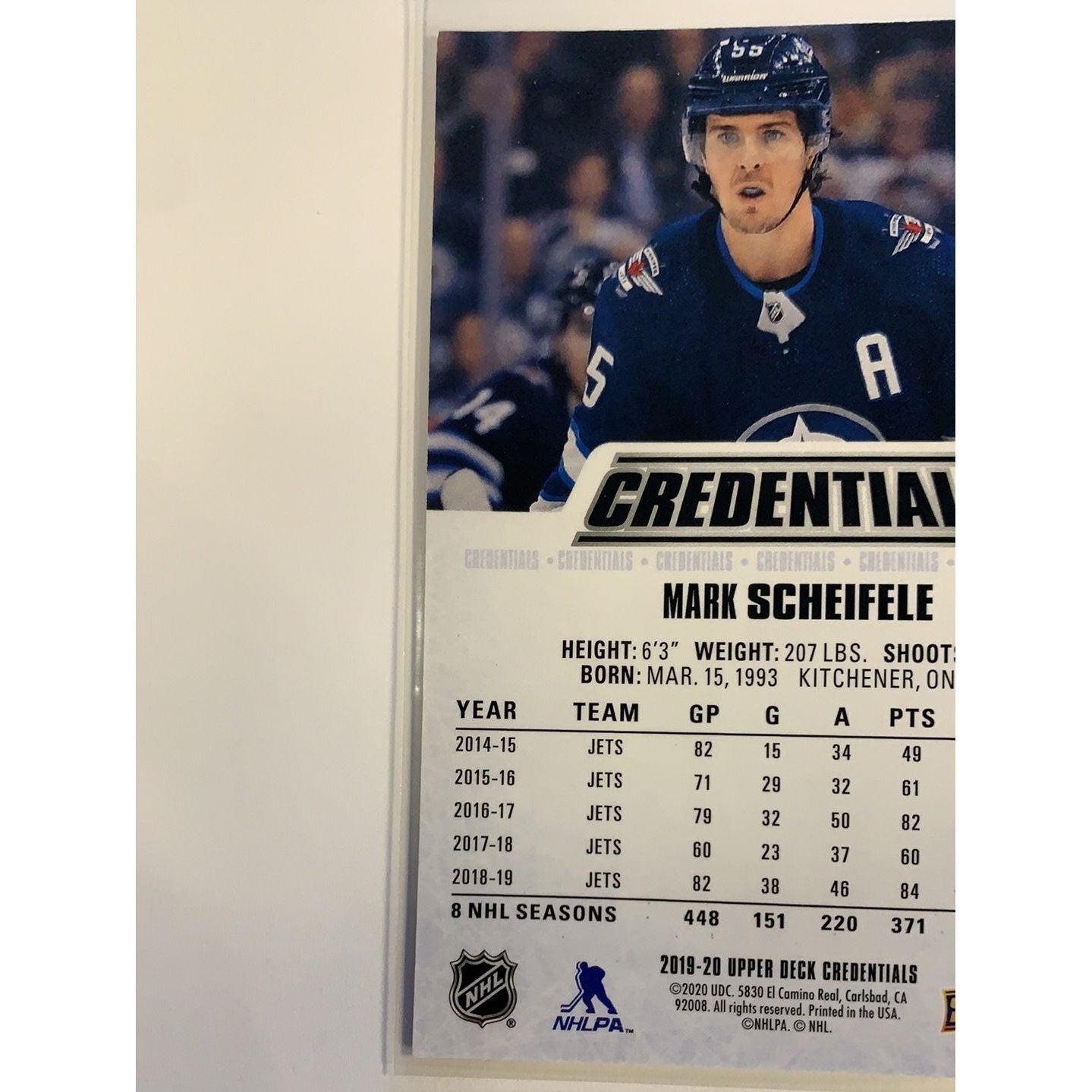 2019-20 Credentials Mark Scheifele Green Parallel /99 | Local Legends Cards & Collectibles