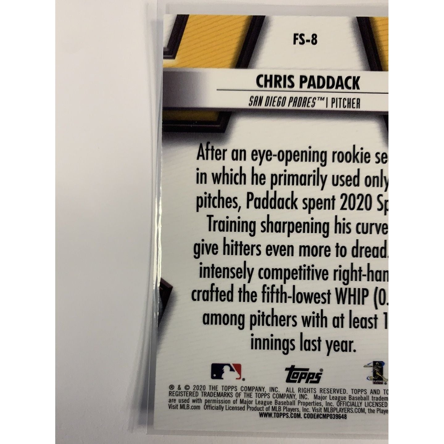 2020 Topps Chrome Chris Paddock Future Stars | Local Legends Cards & Collectibles