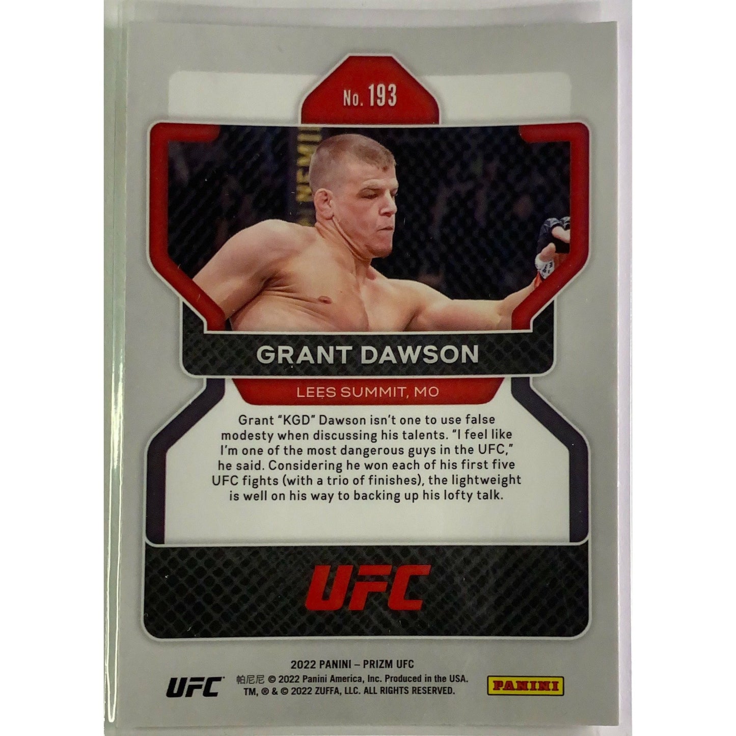 2022 Panini Prizm Grant Dawson RC | Local Legends Cards & Collectibles