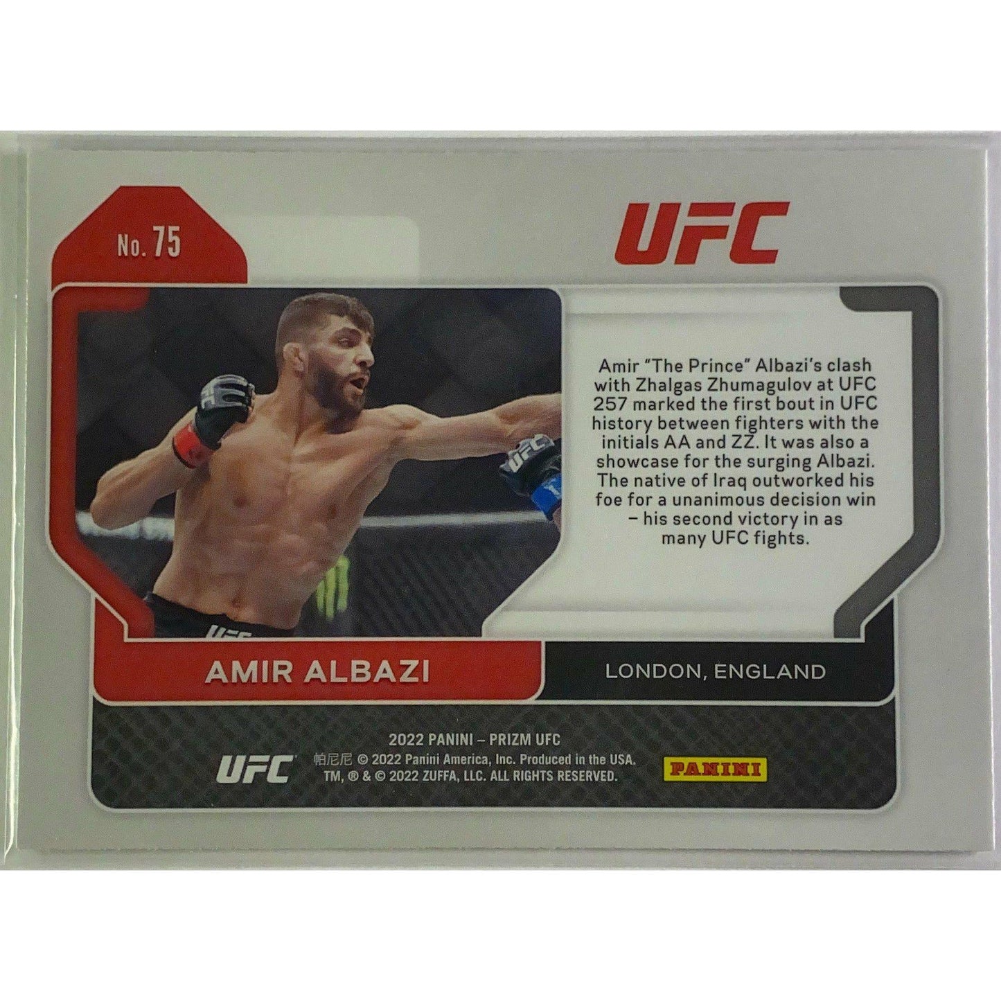 2022 Panini Prizm Amir Albazi RC | Local Legends Cards & Collectibles