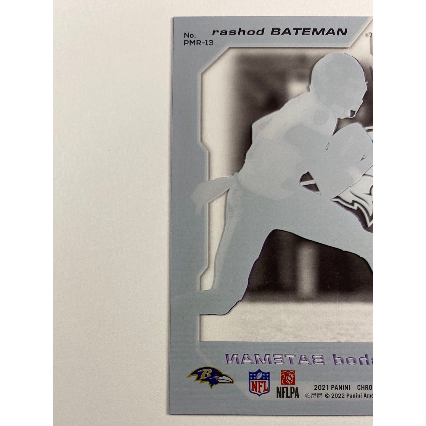 2021 Chronicles Playoff Momentum Rashod Bateman Acetate RC | Local Legends Cards & Collectibles