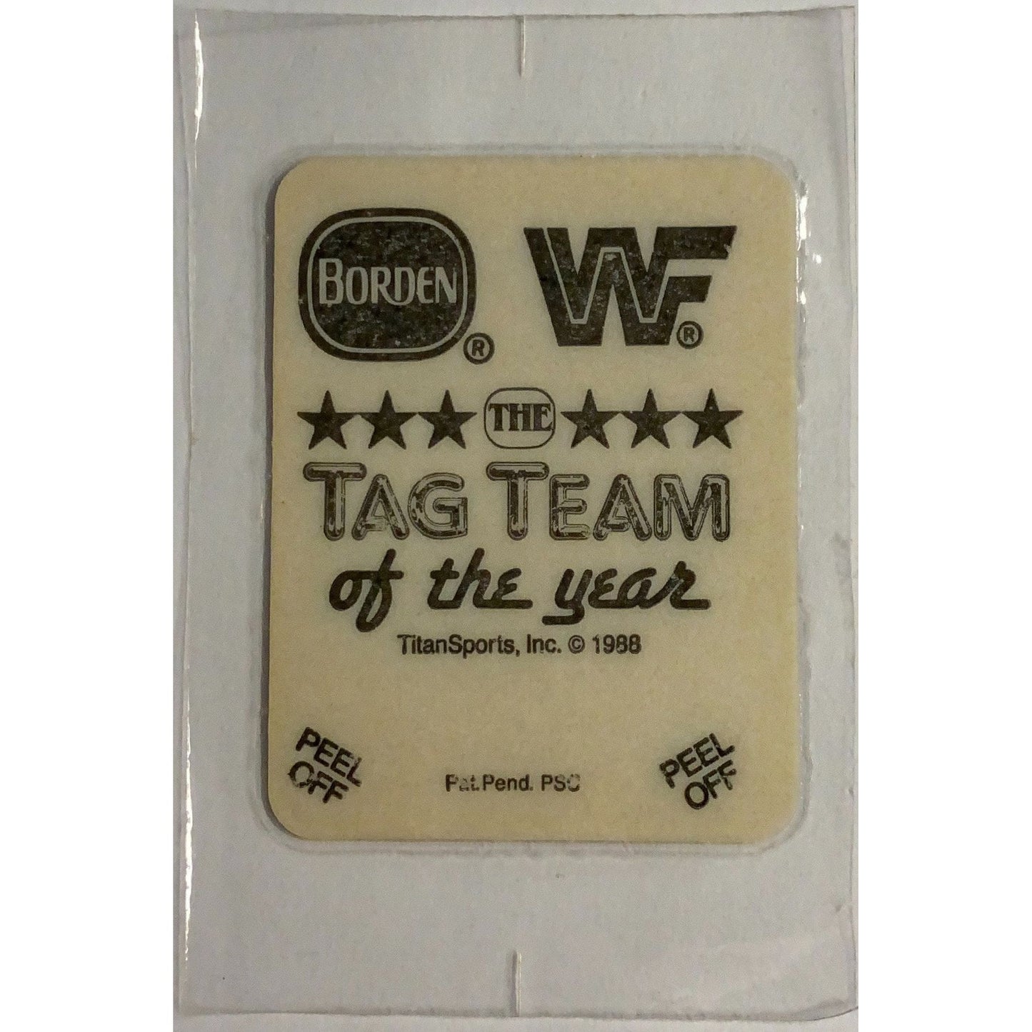 1988 Borden Titan Sports WWF Tage Team of the Year The Honky Tonk Man | Local Legends Cards & Collectibles