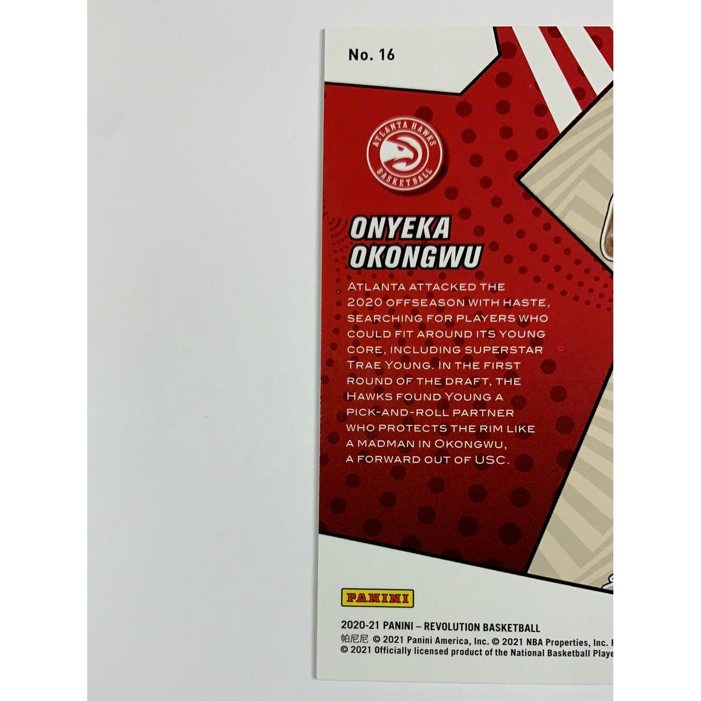 2020-21 Revolution Onyeka Okongwu Rookie Revolution | Local Legends Cards & Collectibles