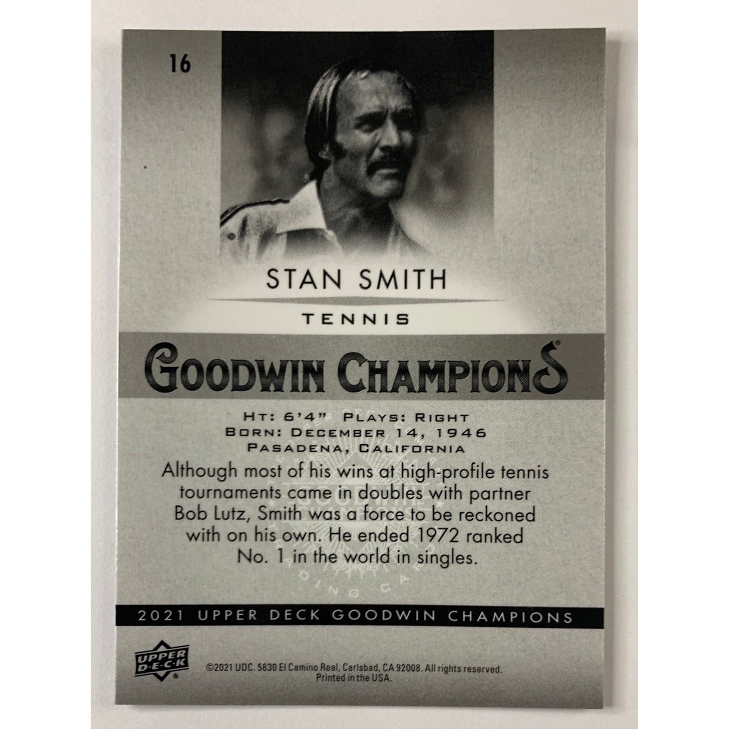 2021 Goodwin Stan Smith | Local Legends Cards & Collectibles