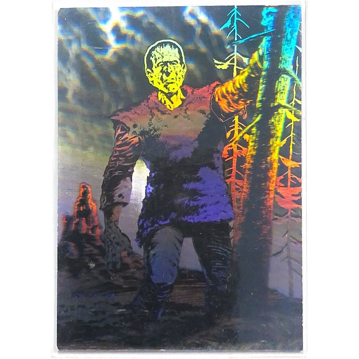 1993 FPG Bernie Wrightson “Master of the Macabre” Frankenstein Promo Hologram Card | Local Legends Cards & Collectibles