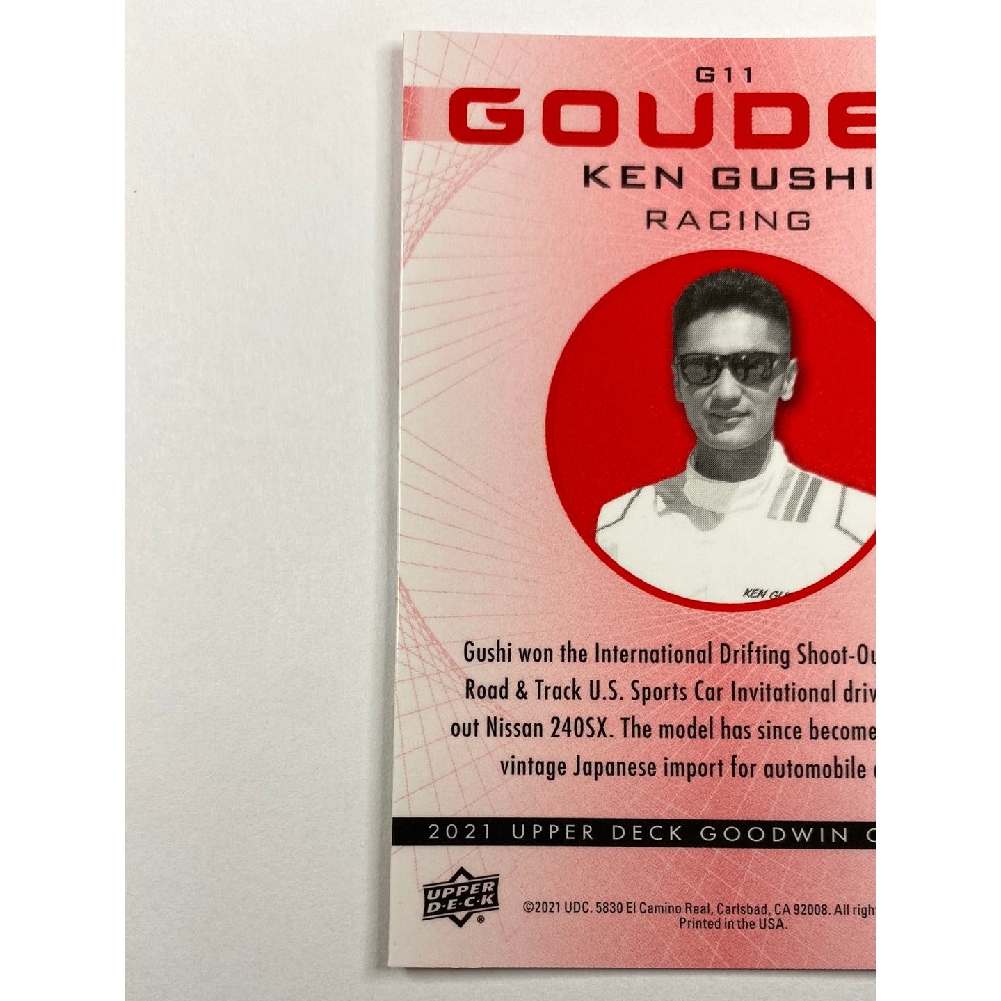 2021 Goodwin Champions Ken Gushi Red Holo | Local Legends Cards & Collectibles