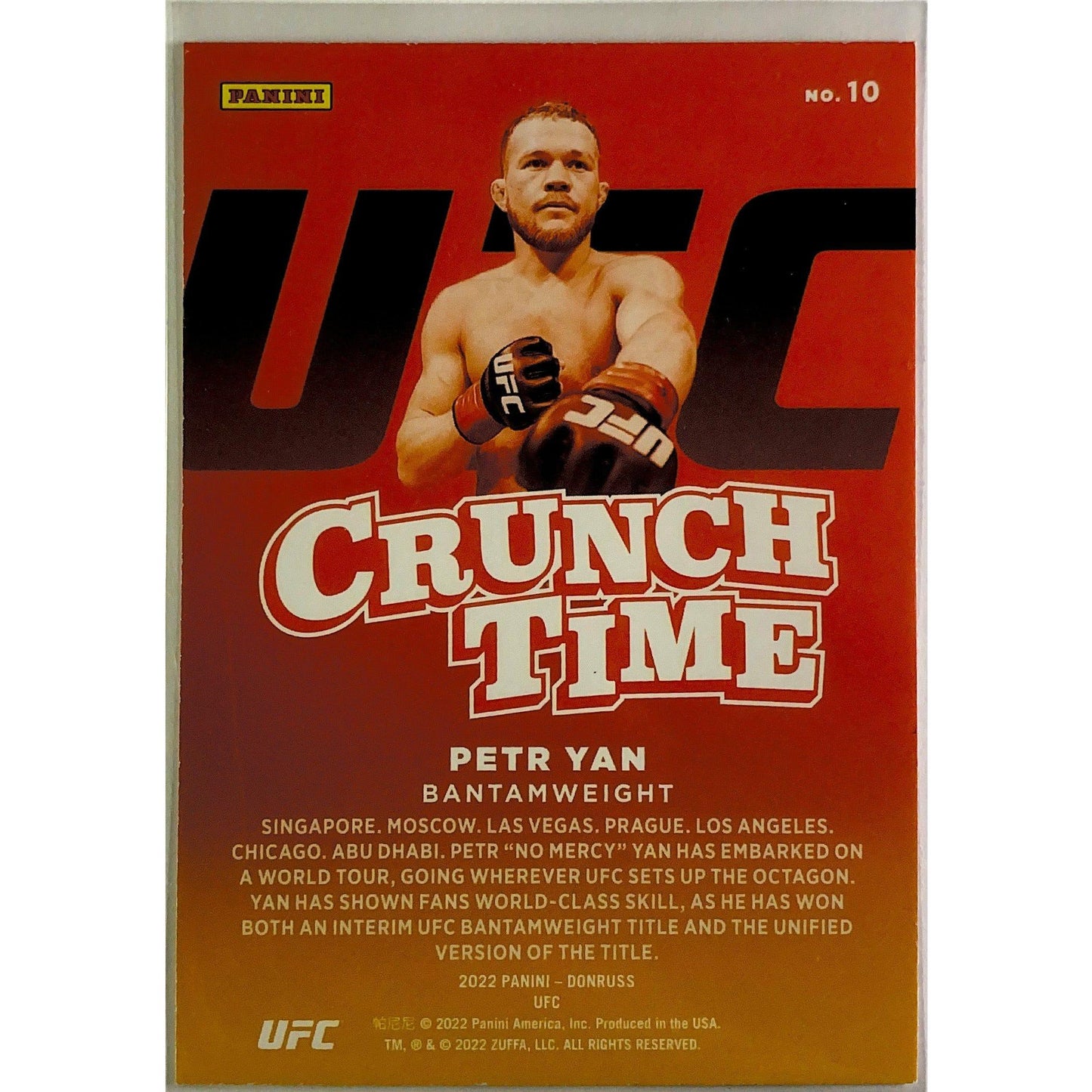 2022 Donruss Petr Yan Crunch Time | Local Legends Cards & Collectibles