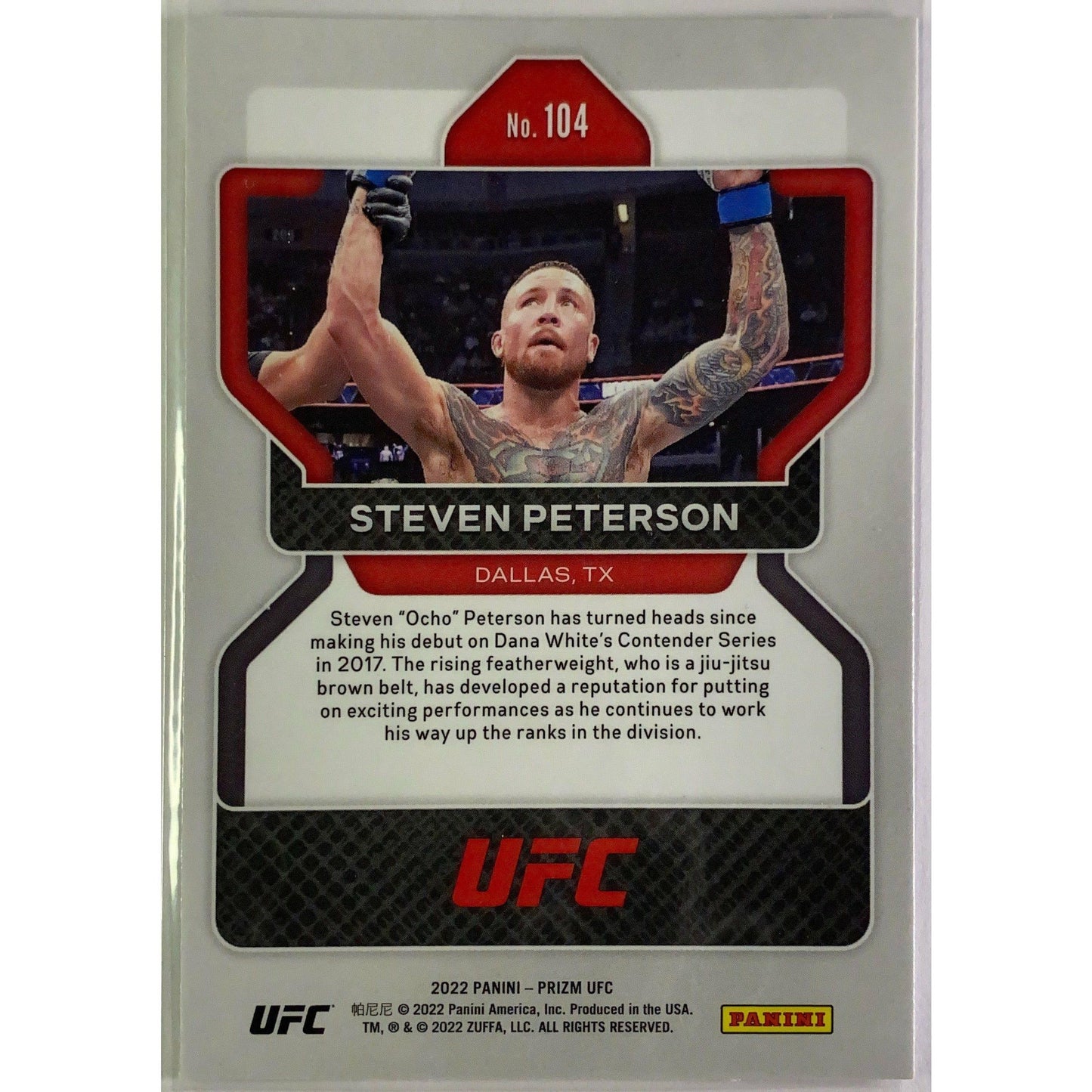 2022 Panini Prizm Steven Peterson RC | Local Legends Cards & Collectibles