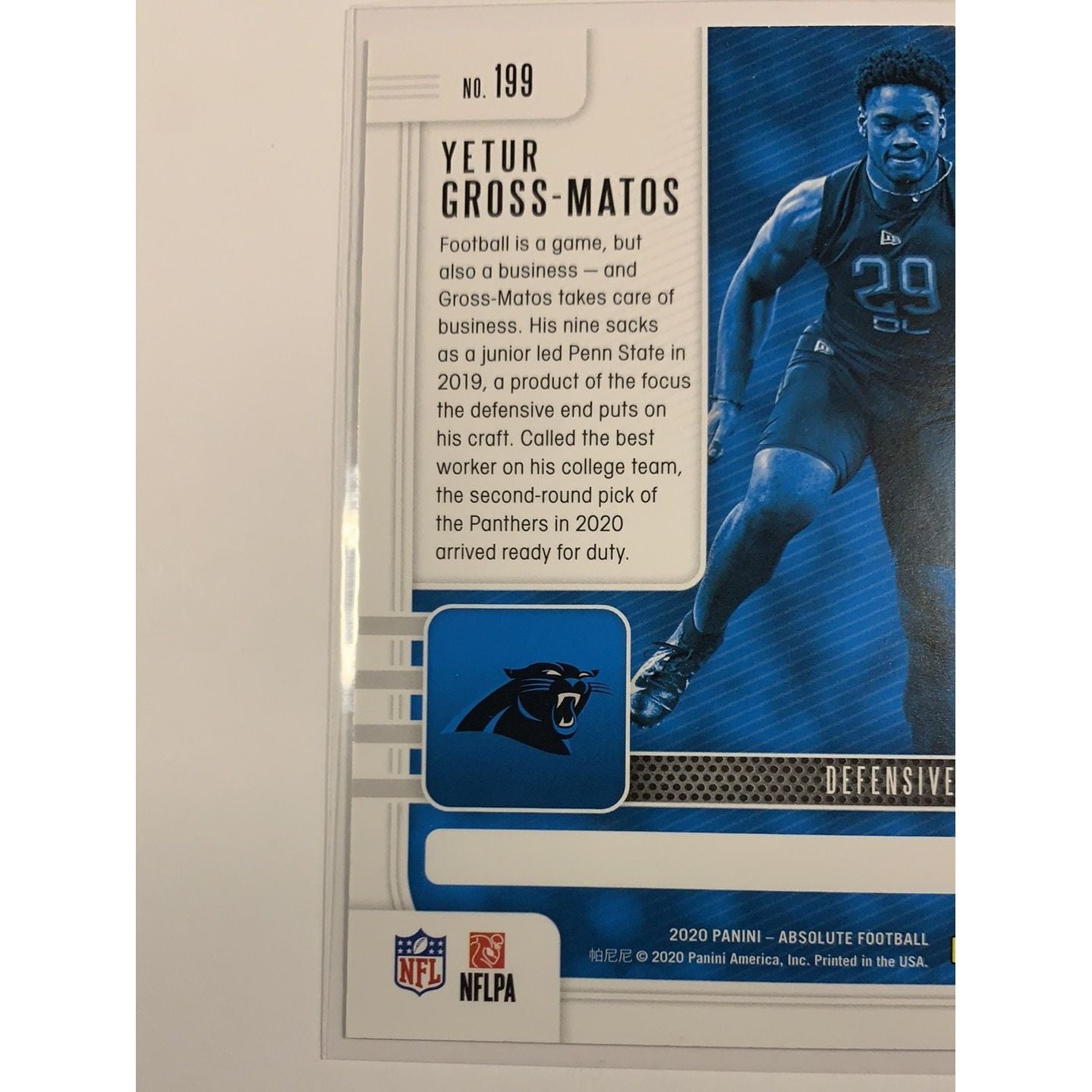 2020 Panini Absolute Yetur Gross-Matos RC | Local Legends Cards & Collectibles