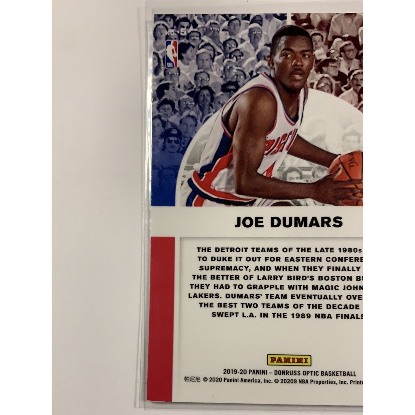 2019-20 Donruss Optic Joe Dumars Winner Stays | Local Legends Cards & Collectibles