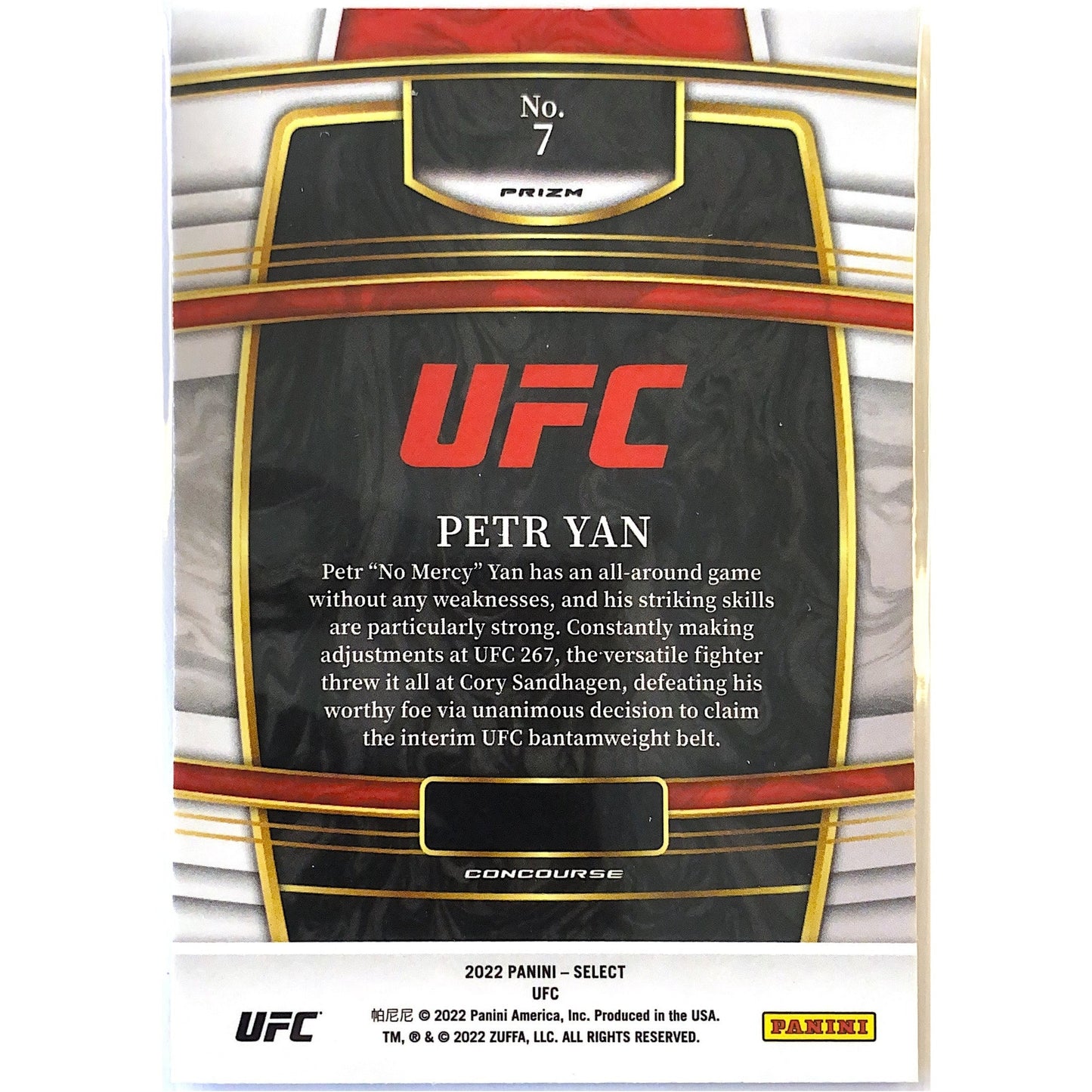 2022 Select Petr Yan Orange Flash Prizm | Local Legends Cards & Collectibles