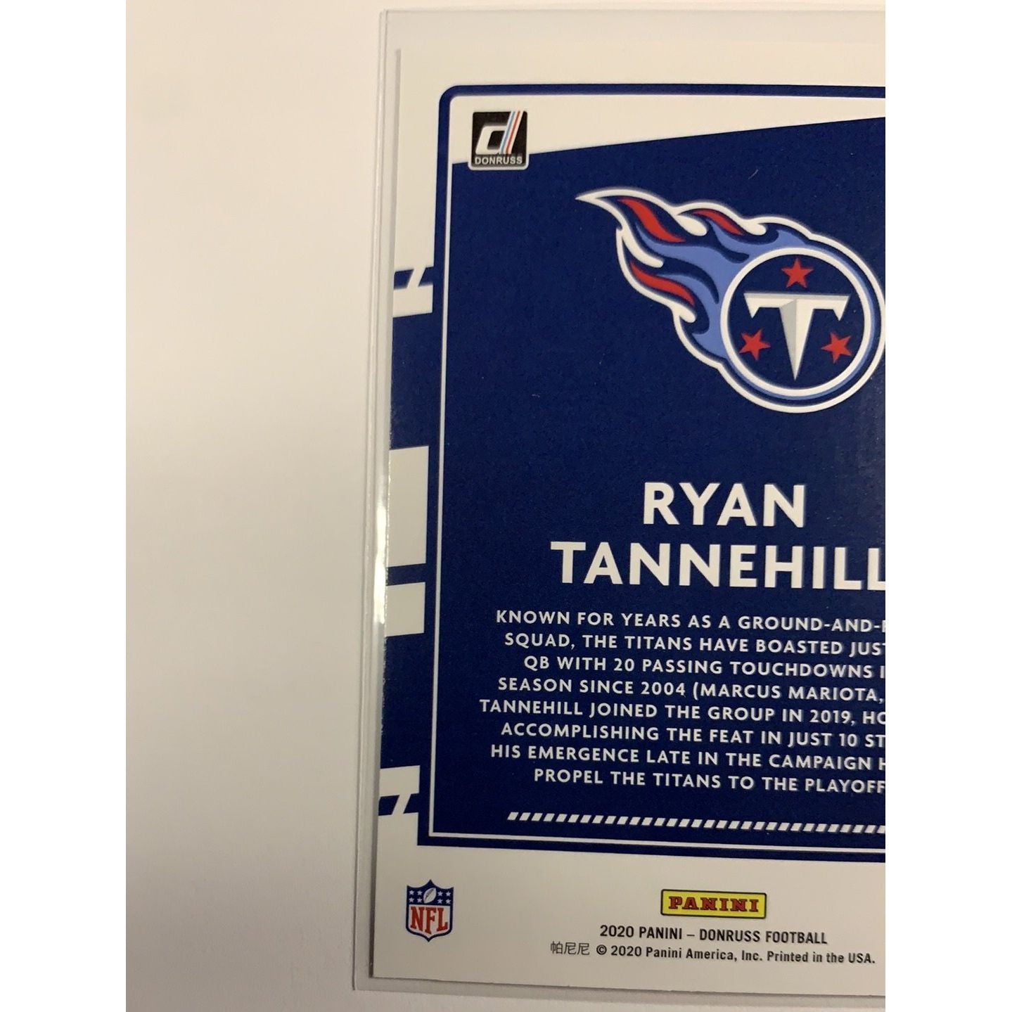 2020 Donruss Ryan Tannehill Dominators | Local Legends Cards & Collectibles