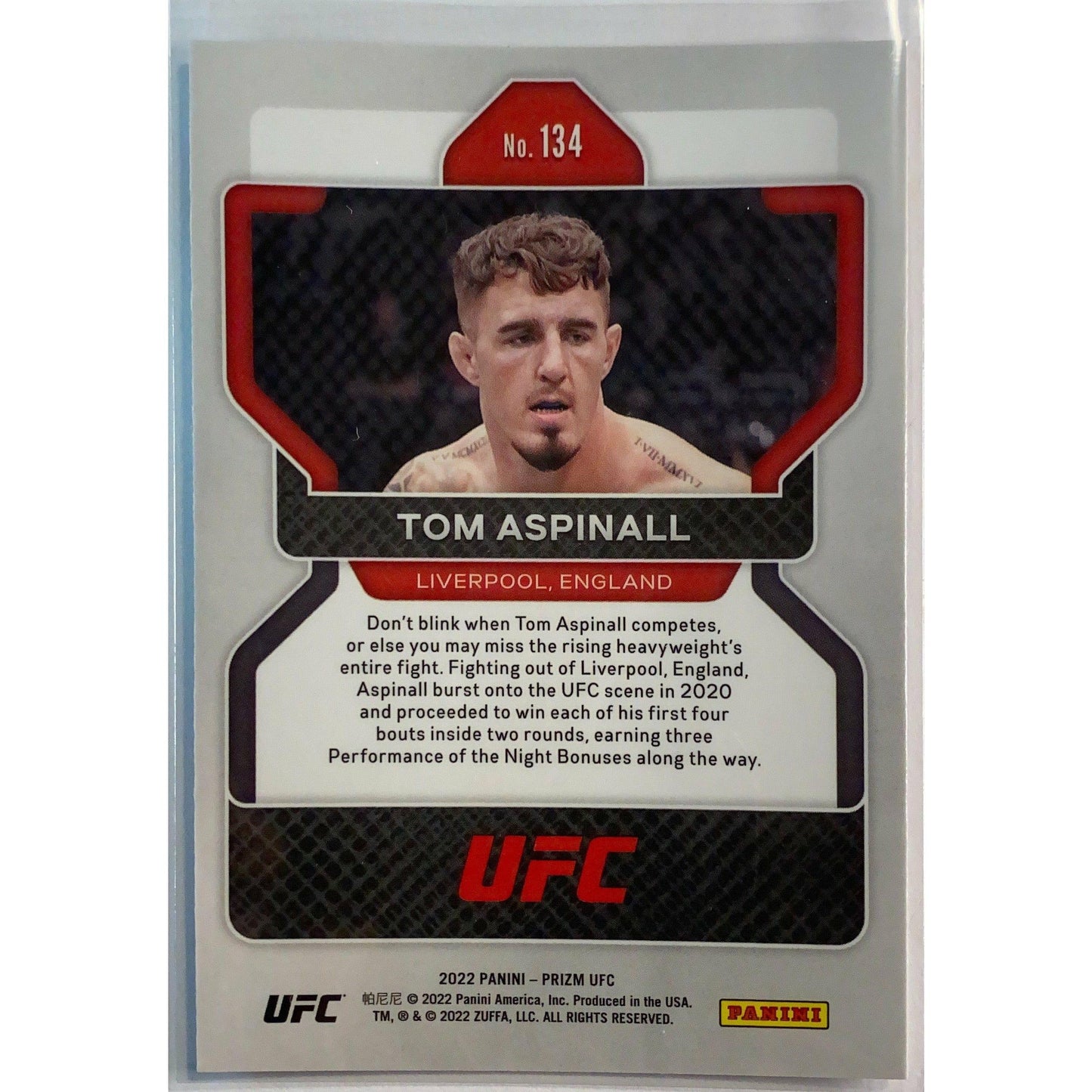 2022 Panini Prizm Tom Aspinall RC | Local Legends Cards & Collectibles