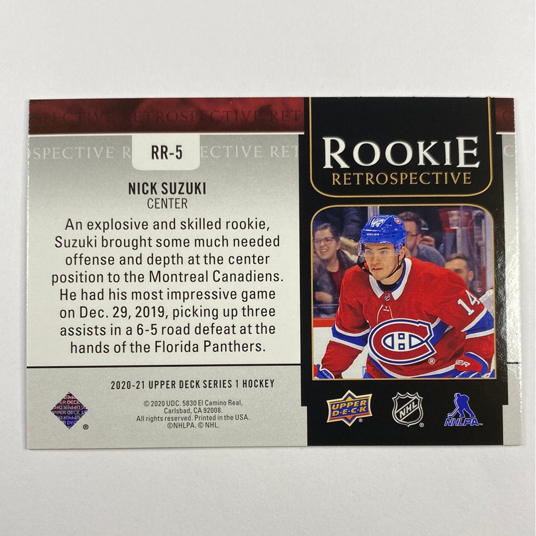 2020-21 Upper Deck Series 1 Nick Suzuki Rookie Retrospective | Local Legends Cards & Collectibles