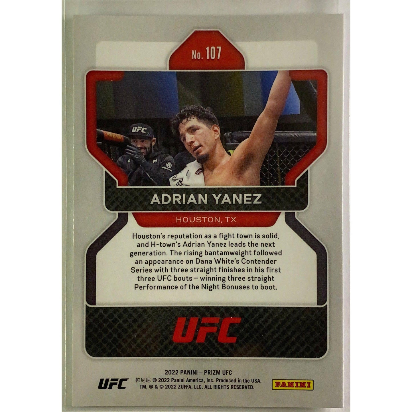 2022 Panini Prizm Adrian Yanez RC | Local Legends Cards & Collectibles