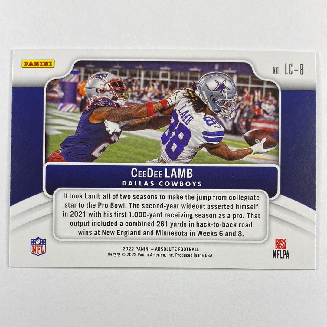 2022 Absolute CeeDee Lamb Last Call | Local Legends Cards & Collectibles