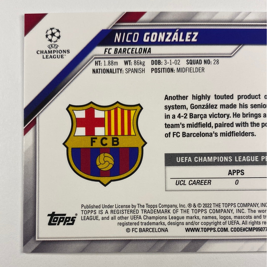 2022 Topps Nico Gonzalez RC | Local Legends Cards & Collectibles