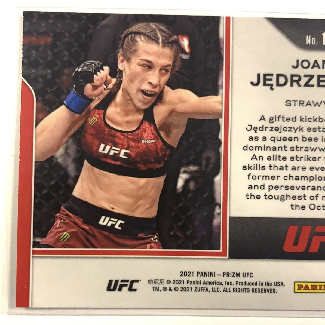 2021 Panini Prizm UFC Joanna Jedrzejczyk Green Prizm #180 Local Legends Cards & Collectibles