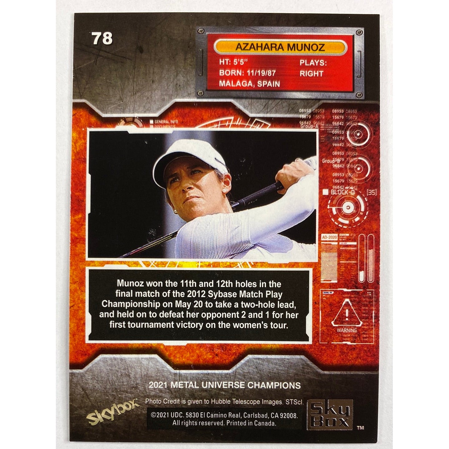 2021 Metal Universe Champions Azahara Munoz | Local Legends Cards & Collectibles