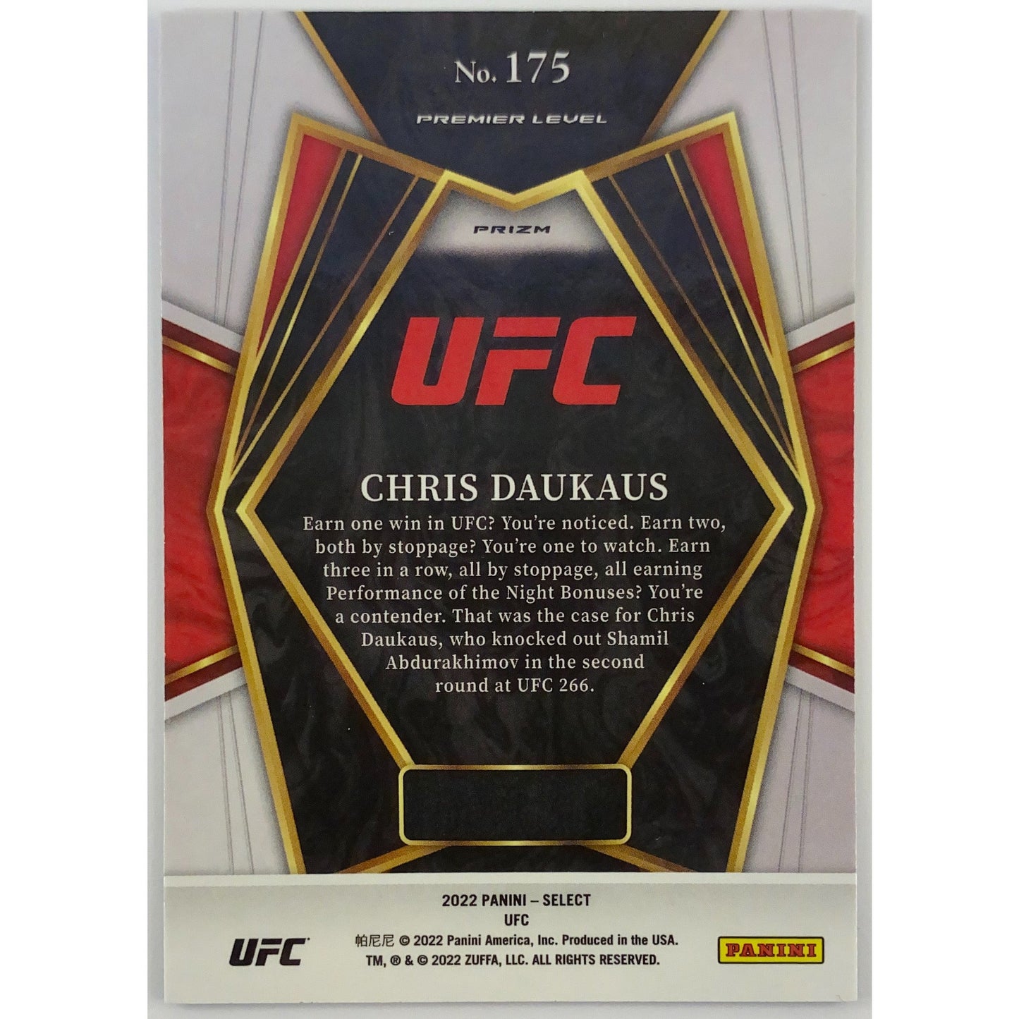 2022 Select Chris Daukaus Tri Colour Prizm | Local Legends Cards & Collectibles