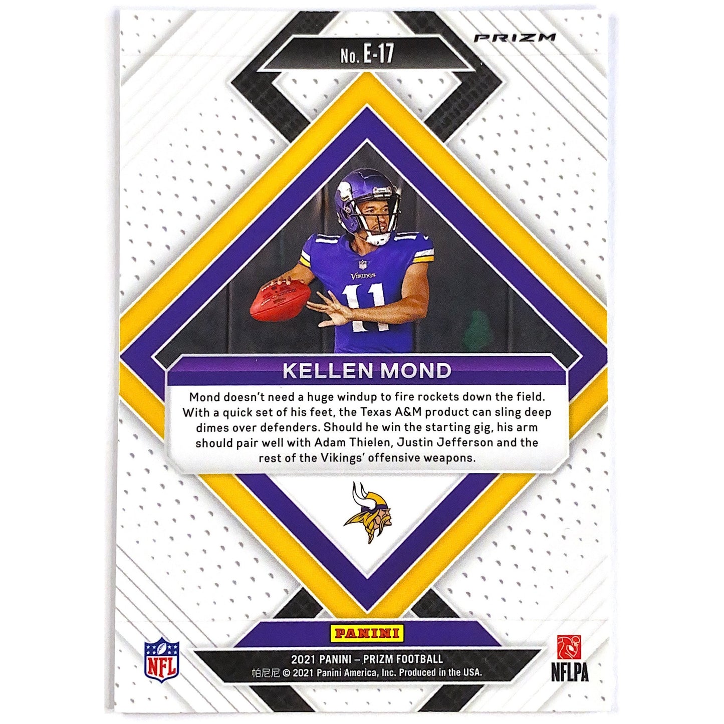 2021 Panini Prizm Kellen Mond Emergent Disco Prizm RC | Local Legends Cards & Collectibles