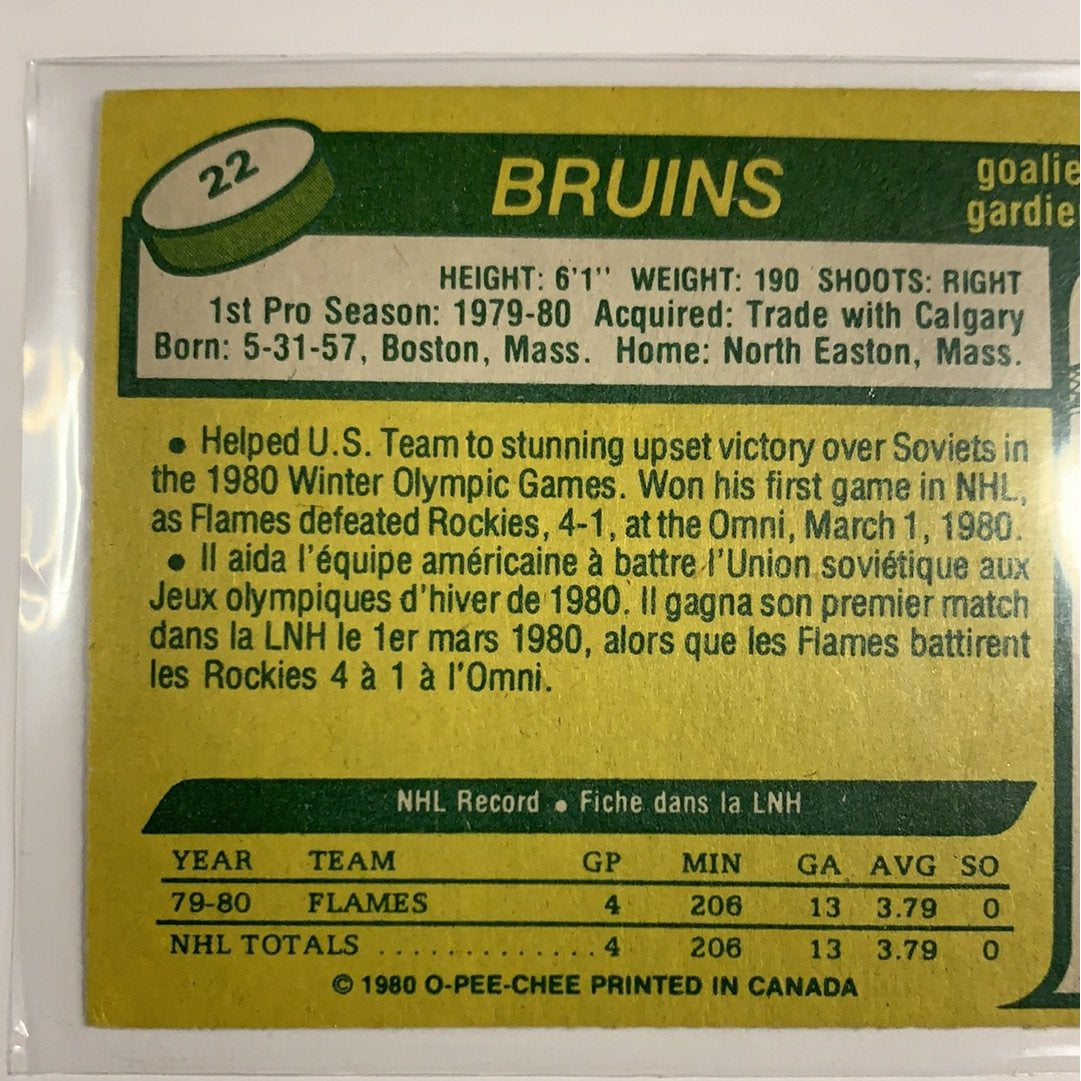 1980-81 O-Pee-Chee Jim Craig Team USA Insert | Local Legends Cards & Collectibles