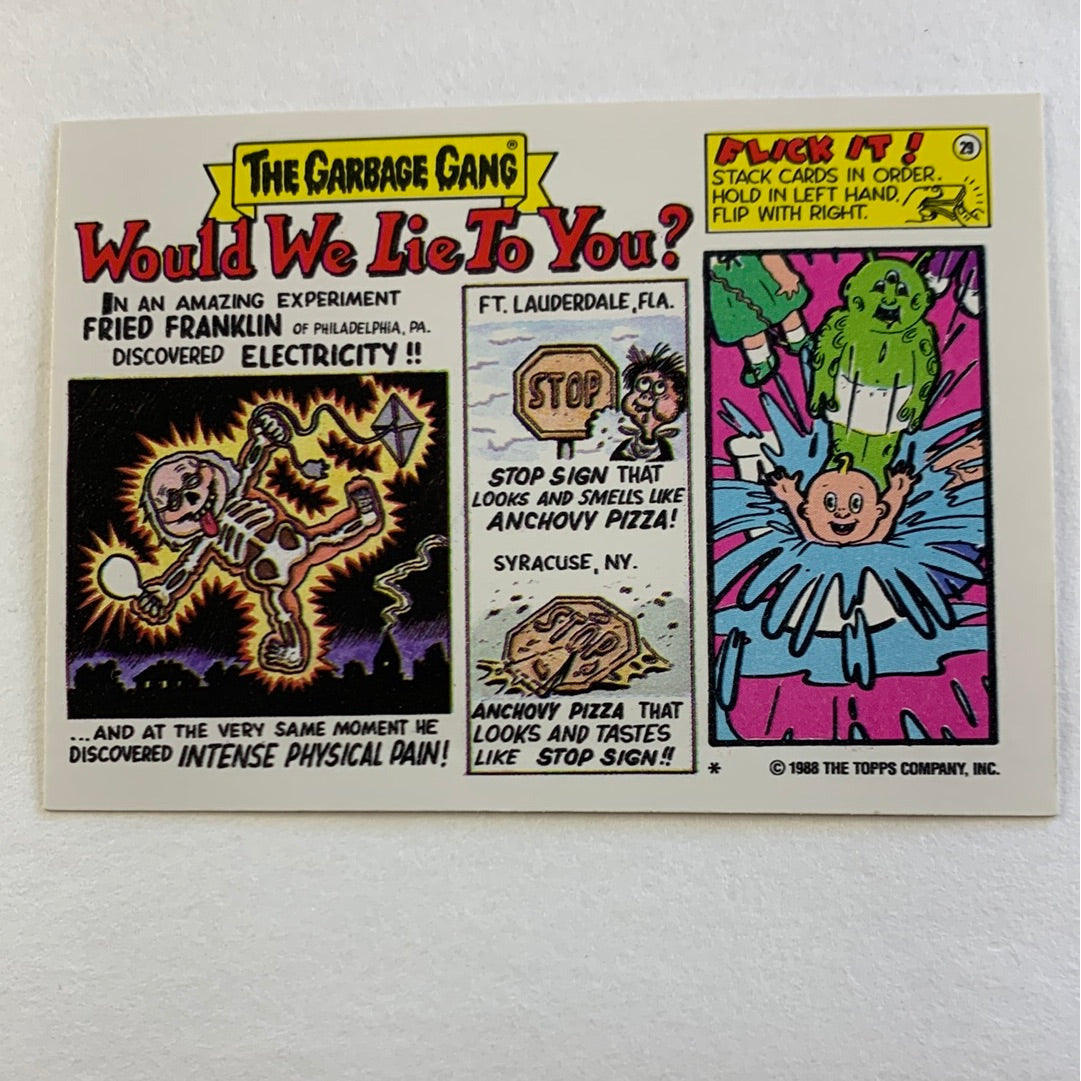 1988 Topps Garbage Pail Kids Rah Rah Roni Die Cut | Local Legends Cards & Collectibles