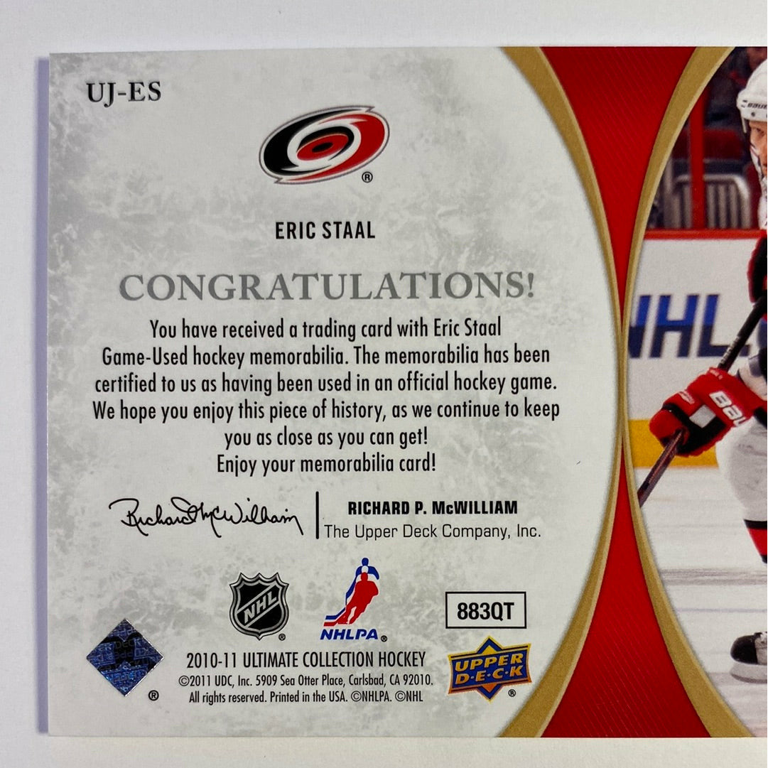 2010-11 Ultímate Collection Eric Stall Ultimate Jerseys /100 | Local Legends Cards & Collectibles