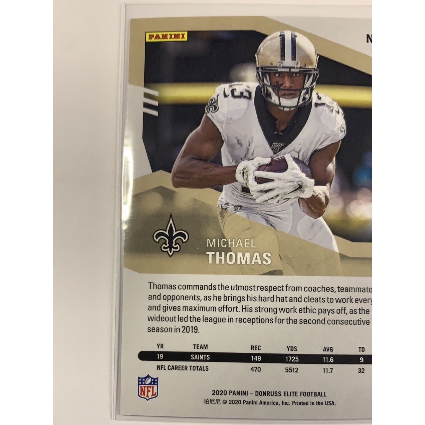 2020 Donruss Elite Michael Thomas Pink Parallel | Local Legends Cards & Collectibles