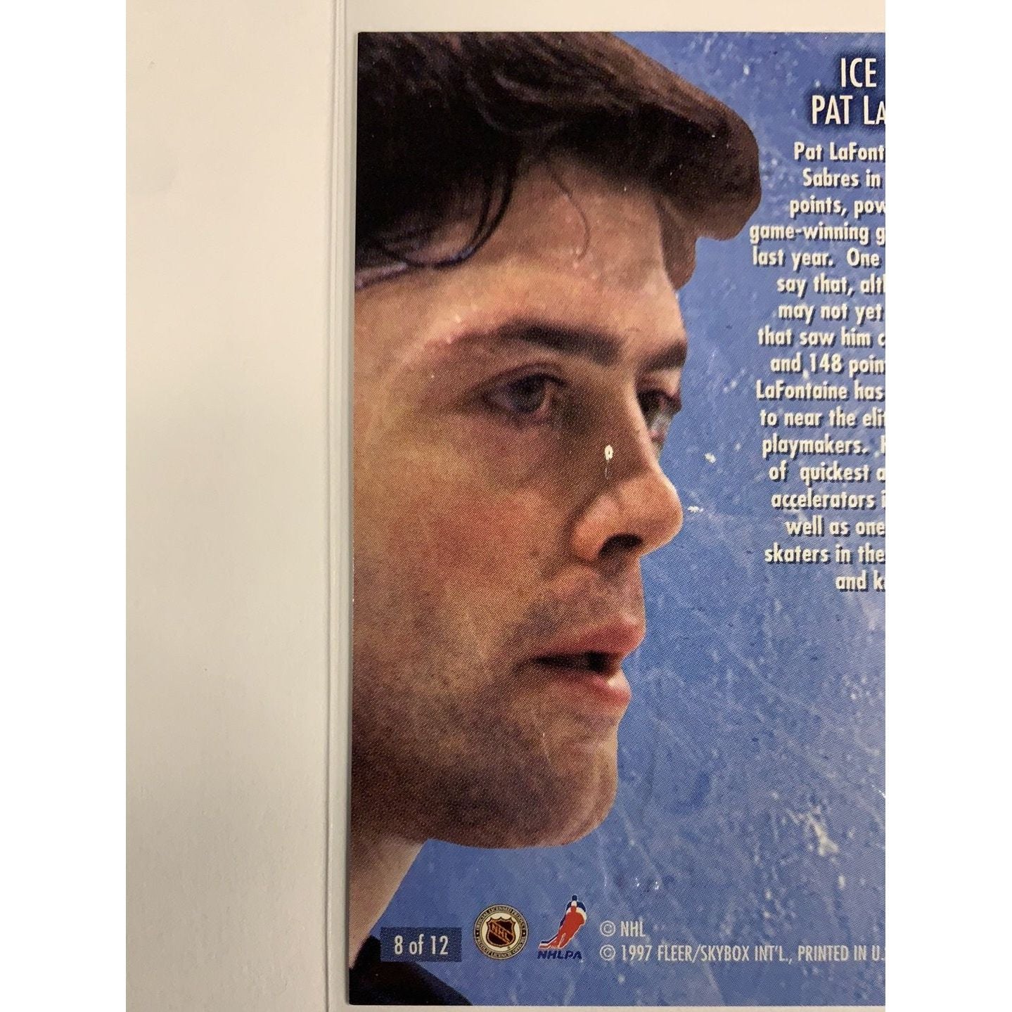 1996-97 Fleer Skybox Metal Universe Pat Lafontaine Ice Carvings | Local Legends Cards & Collectibles