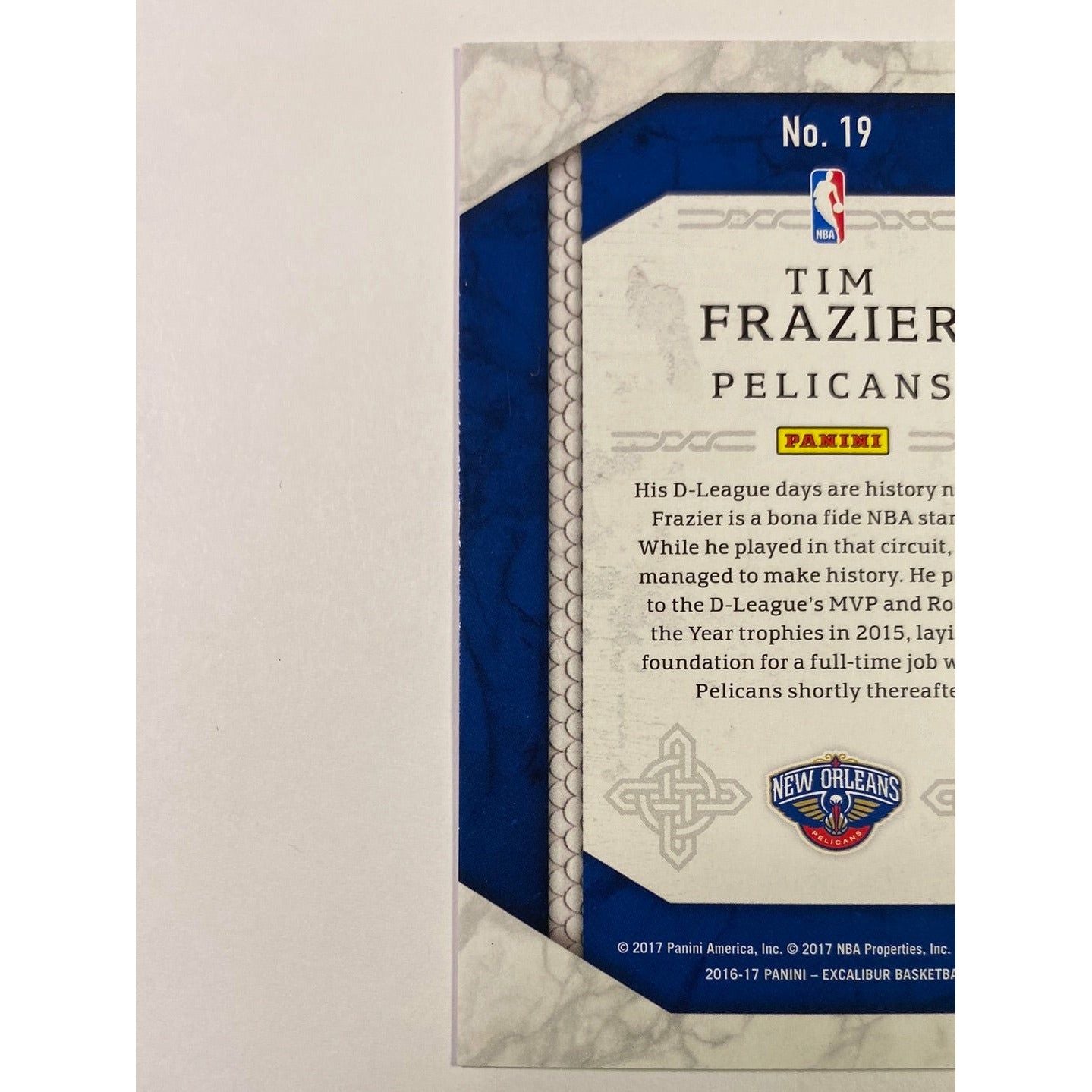 2016-17 Excalibur Tim Frazier Run The Gauntlet /99 | Local Legends Cards & Collectibles