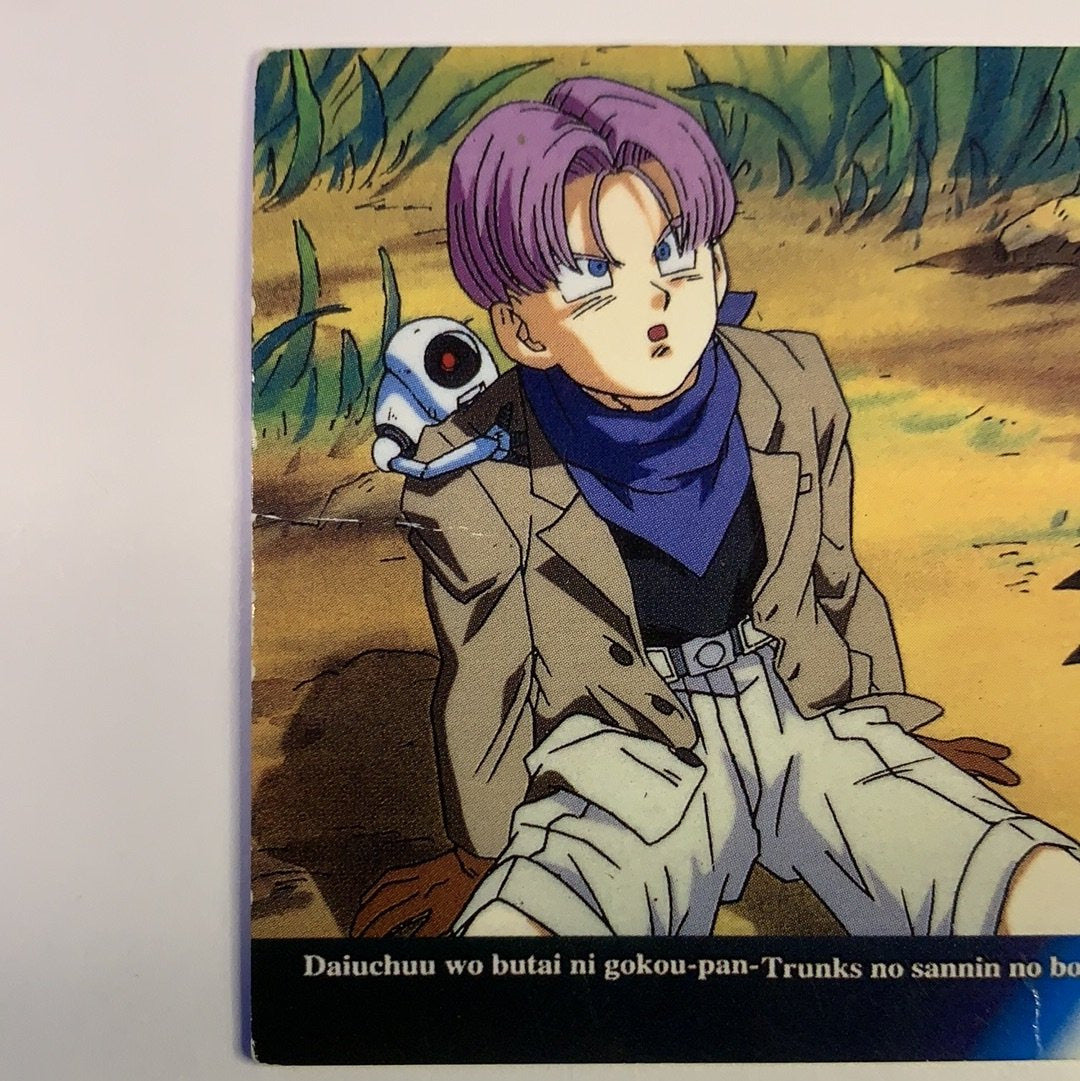 1996 Dragon Ball GT Japanese Character Card Goku & Trunks #87 Local Legends Cards & Collectibles