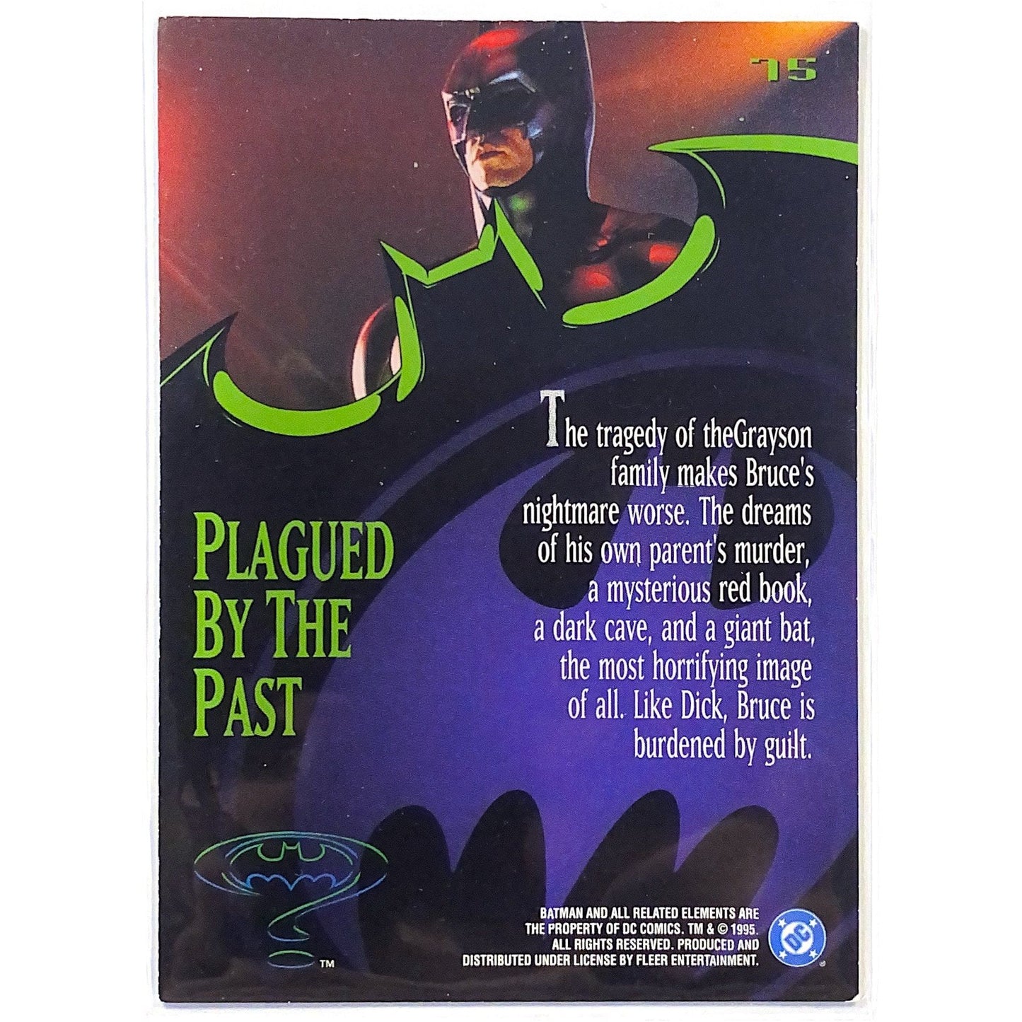 1995 Fleer Ultra DC Comics Batman Plagued by the Past #75 Local Legends Cards & Collectibles