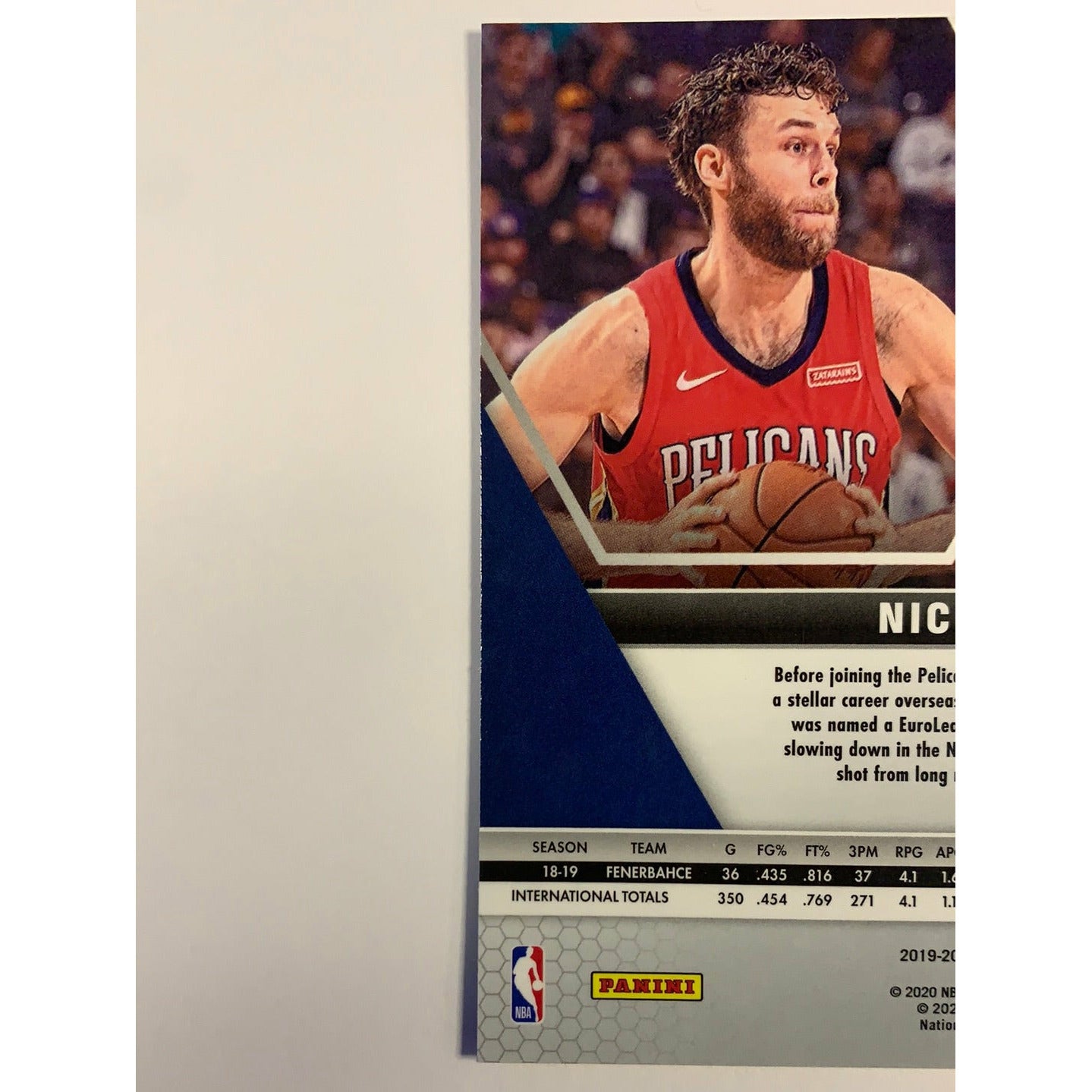 2019-20 Mosaic Nicolo Melli Green Mosaic Prizm RC | Local Legends Cards & Collectibles