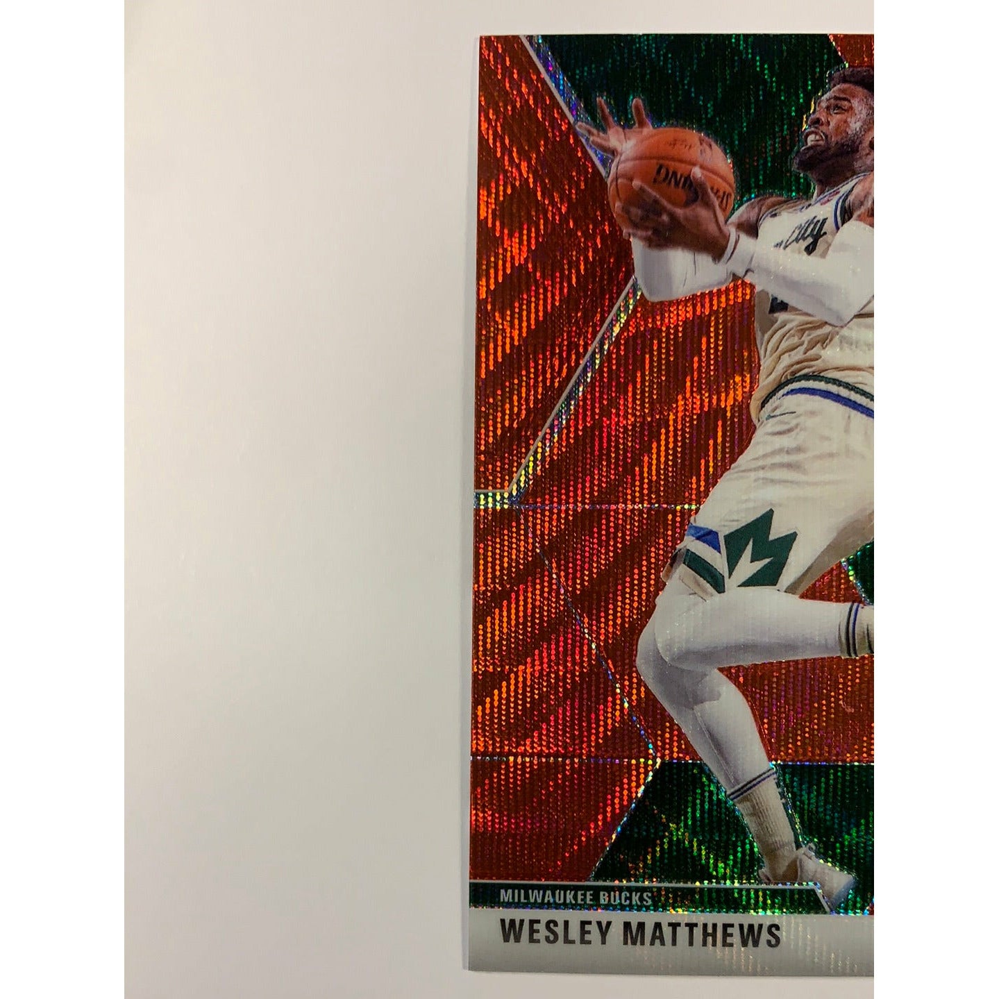 2019-20 Mosaic Wesley Matthews TMall Red Wave Prizm | Local Legends Cards & Collectibles