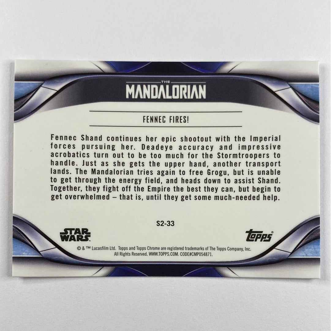 Topps Chrome The Mandalorian Fennec Fires! | Local Legends Cards & Collectibles