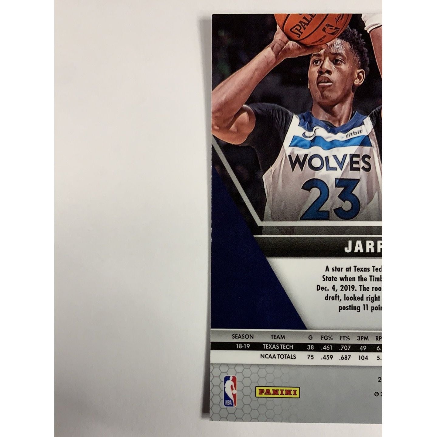 2019-20 Mosaic Jarrett Culver Blue Reactive Prizm | Local Legends Cards & Collectibles